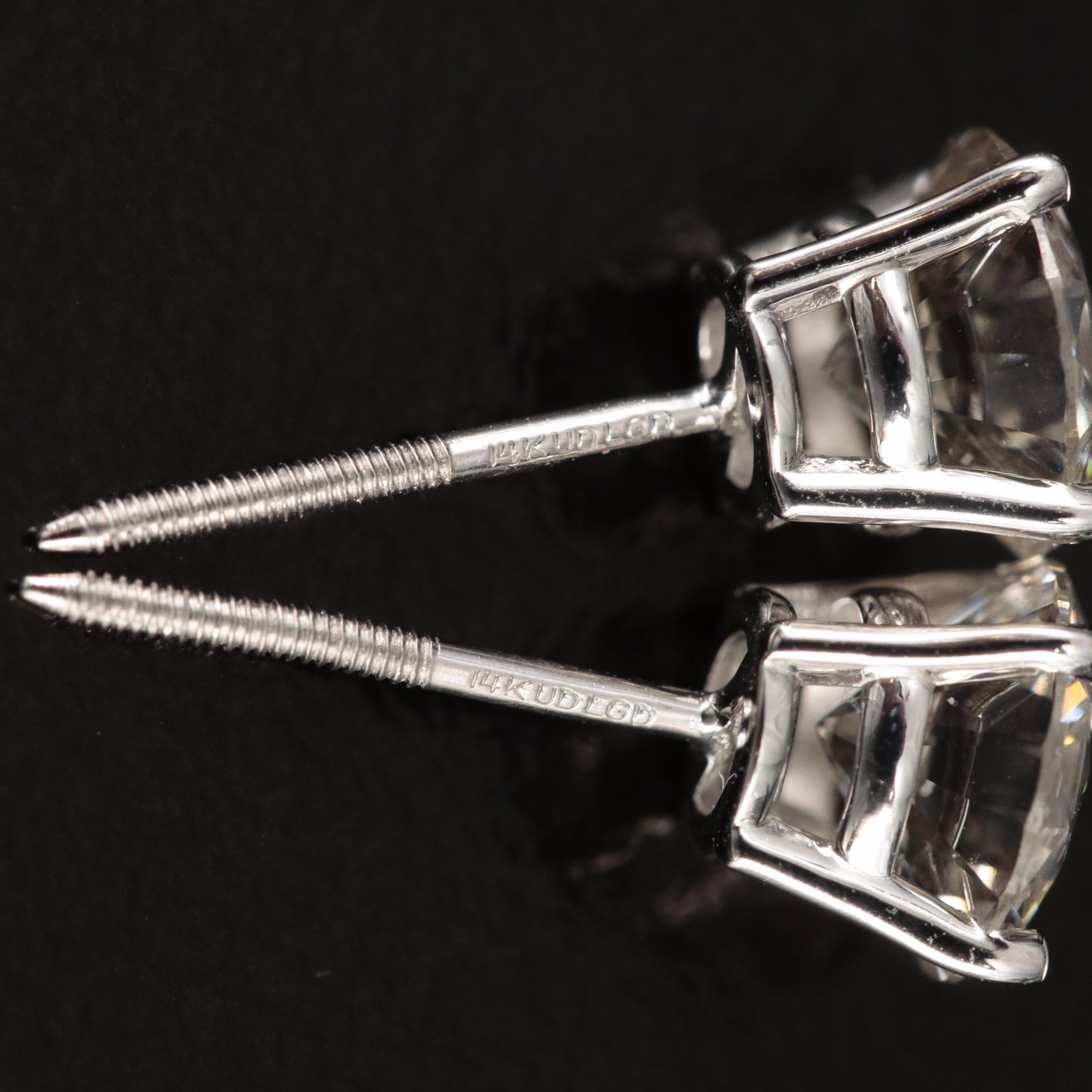 14K 1.41 CTW Lab Grown Diamond Stud Earrings