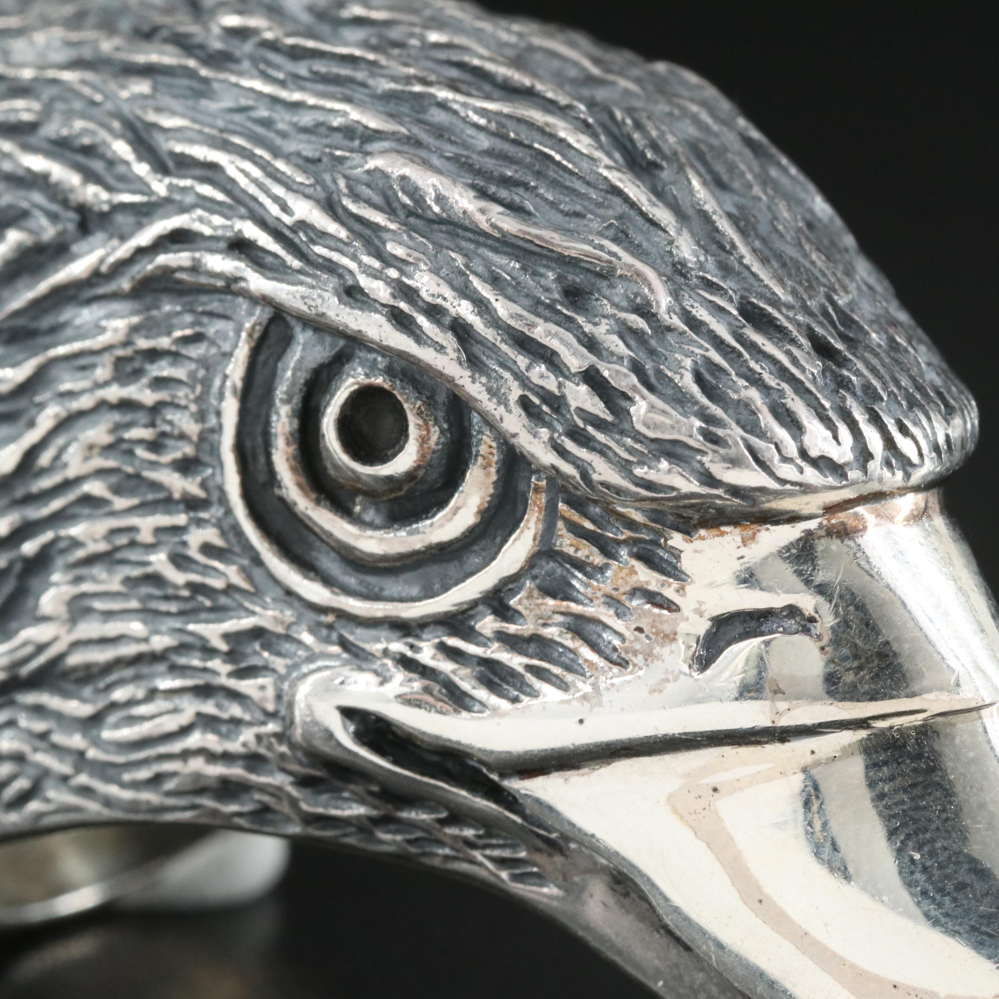 Sterling Raptor Ring