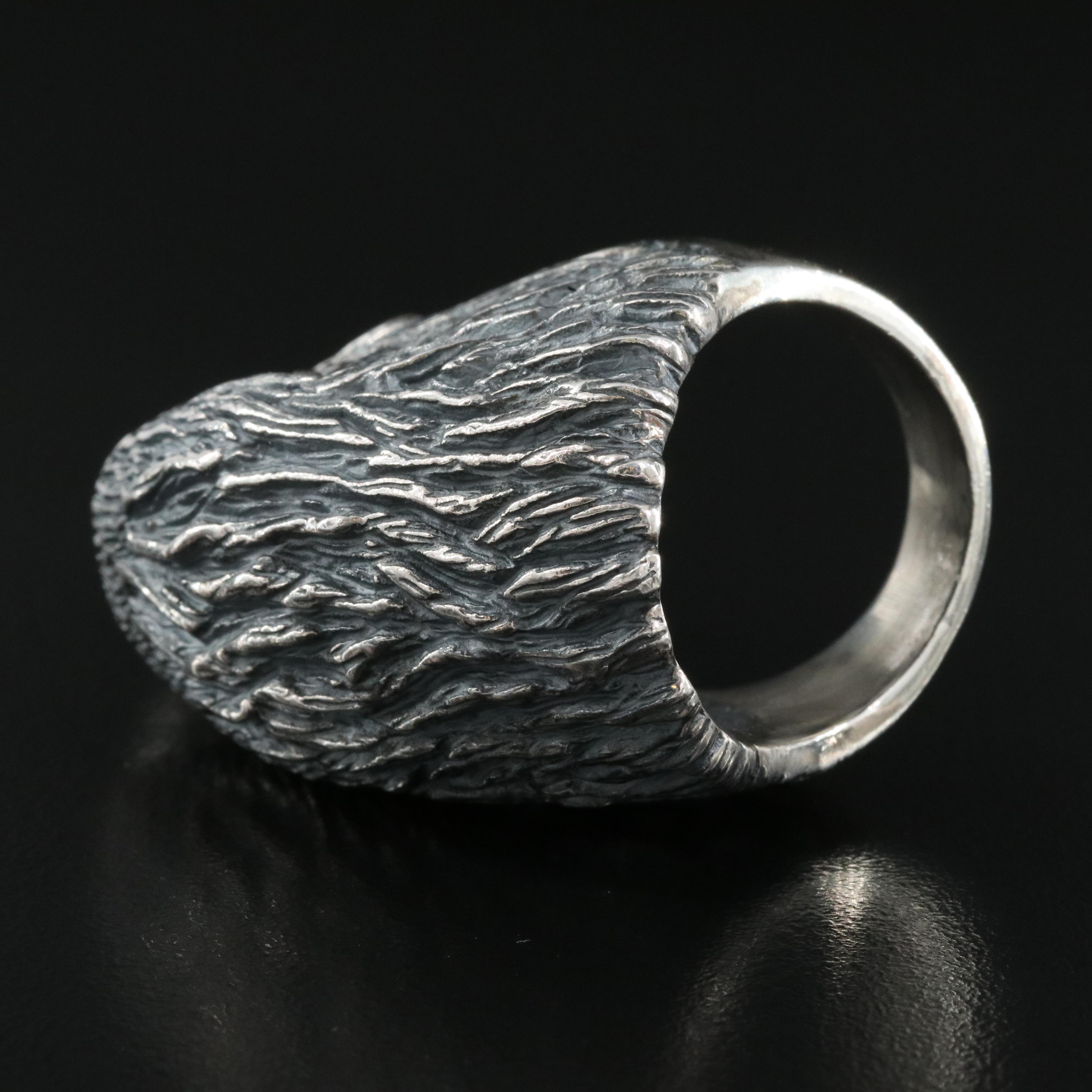 Sterling Raptor Ring