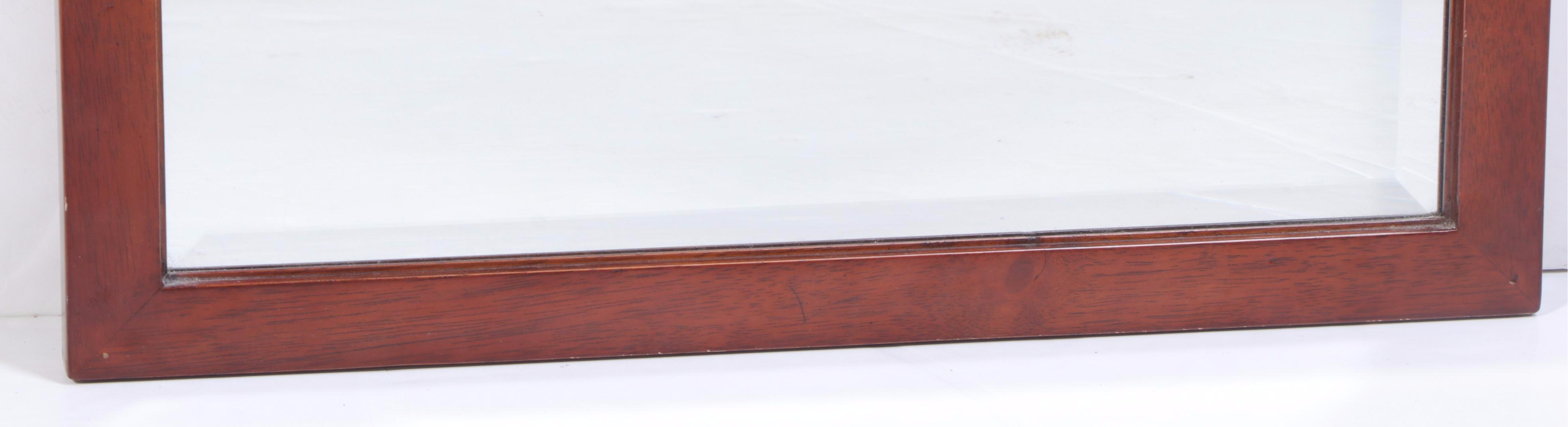 Bombay Company Empire Style Metal-Mounted Mahogany Finish Wall Mirror