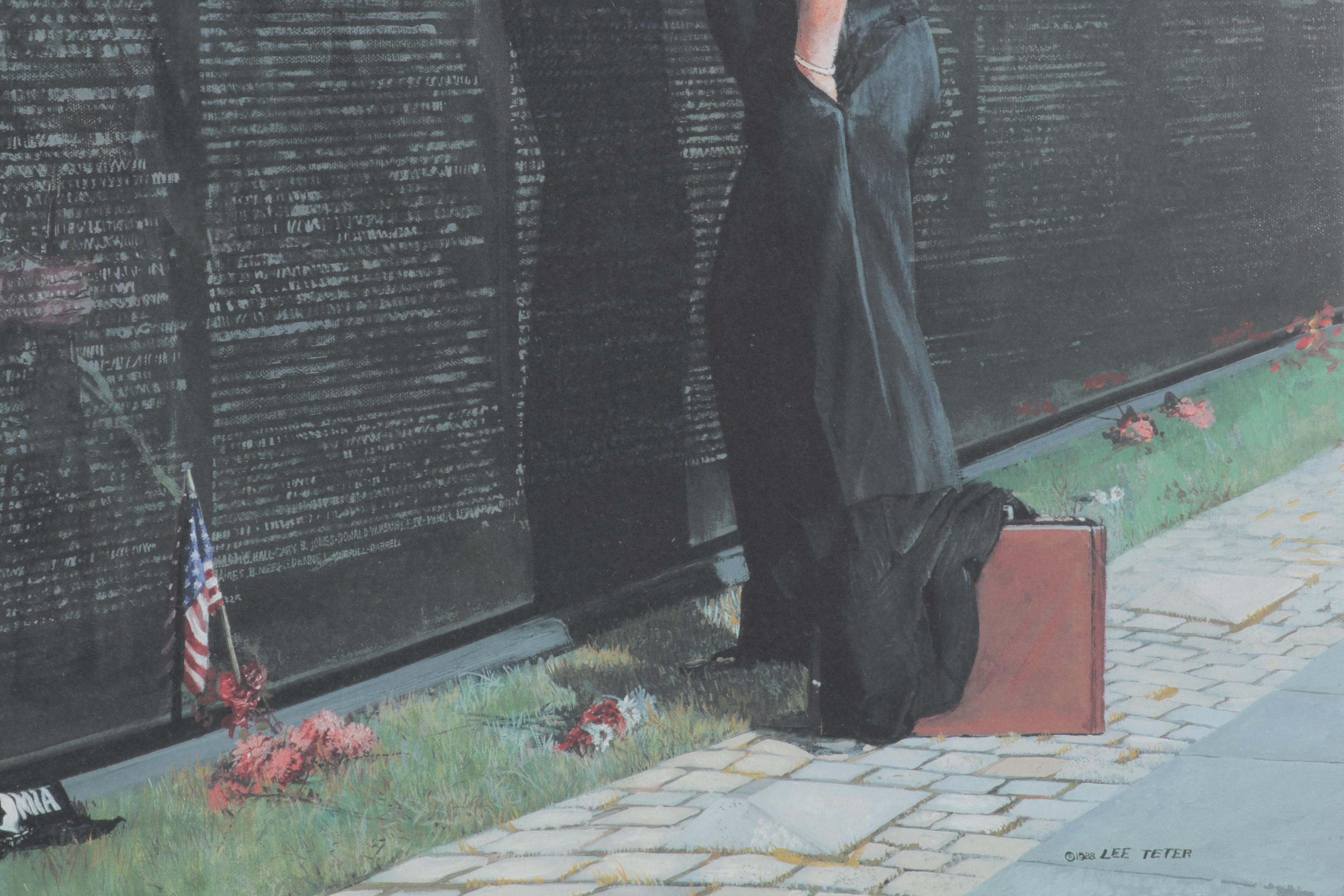 Offset Lithograph After Lee Teter "Reflections," Circa 1988