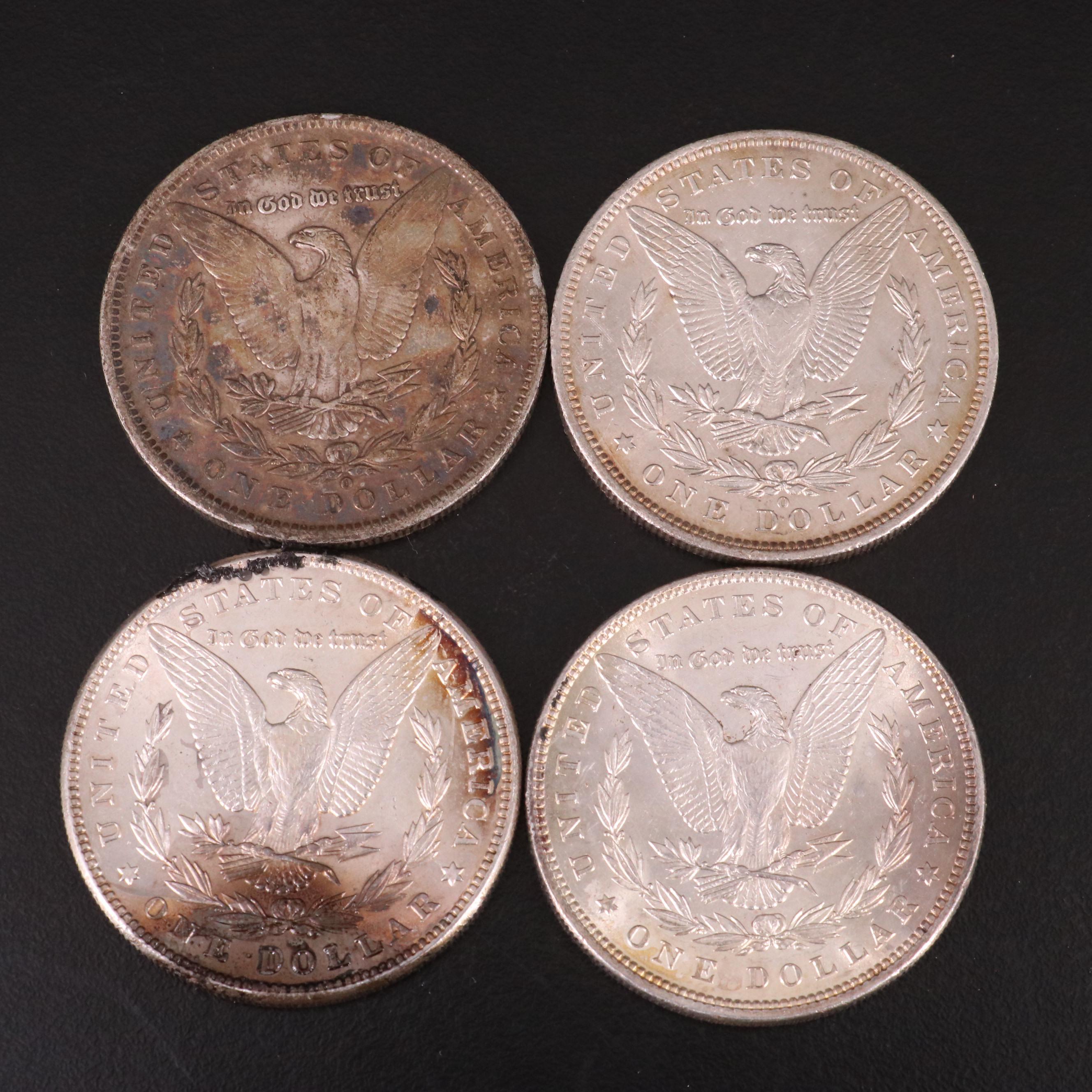 Ten Morgan Silver Dollars
