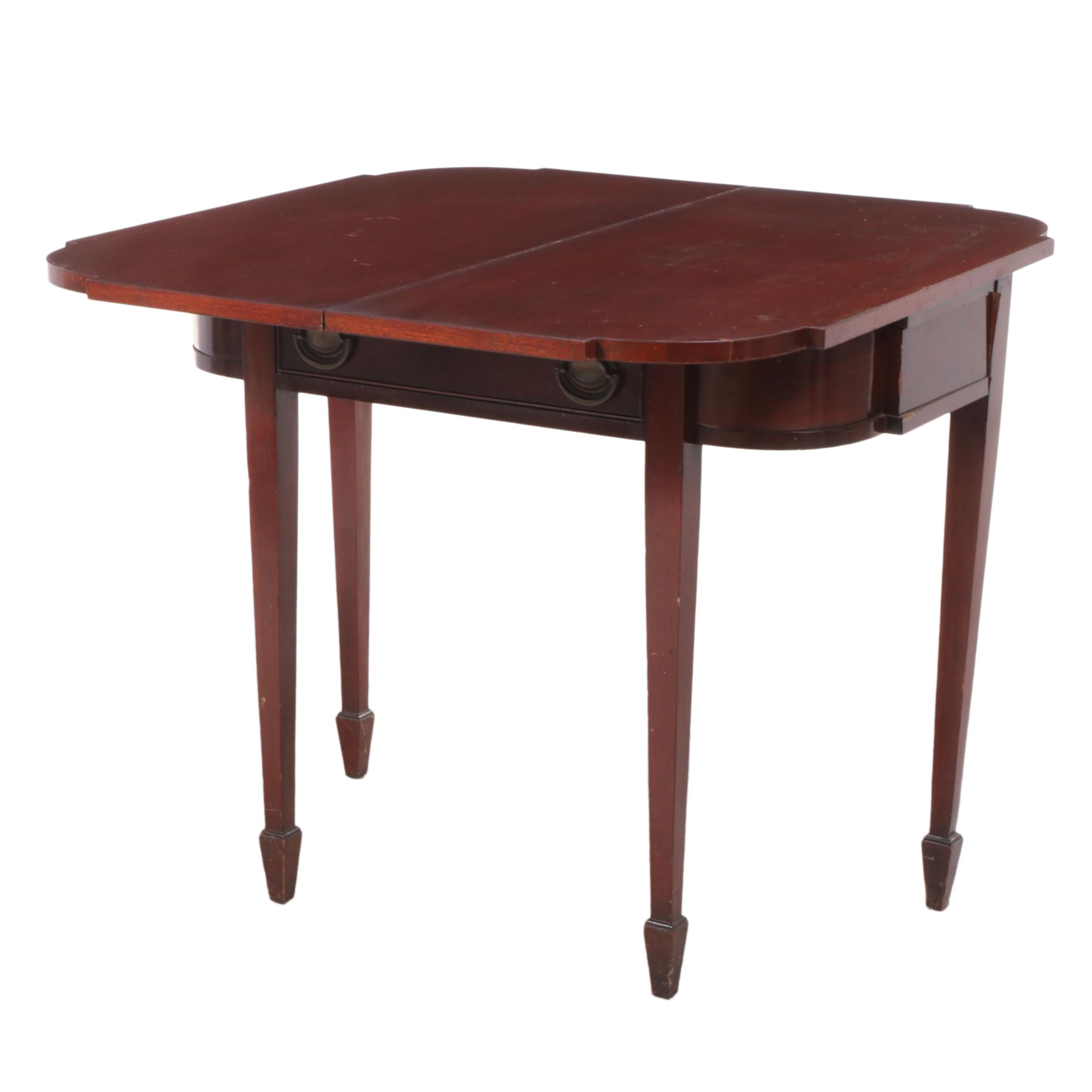 Federal Style Mahogany Games Table, Early to Mid 20th Century