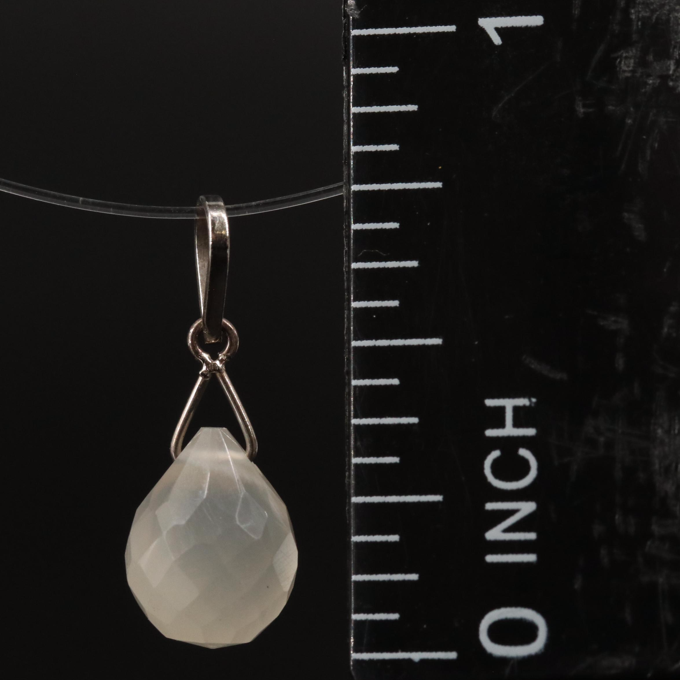 14K Moonstone Pendant