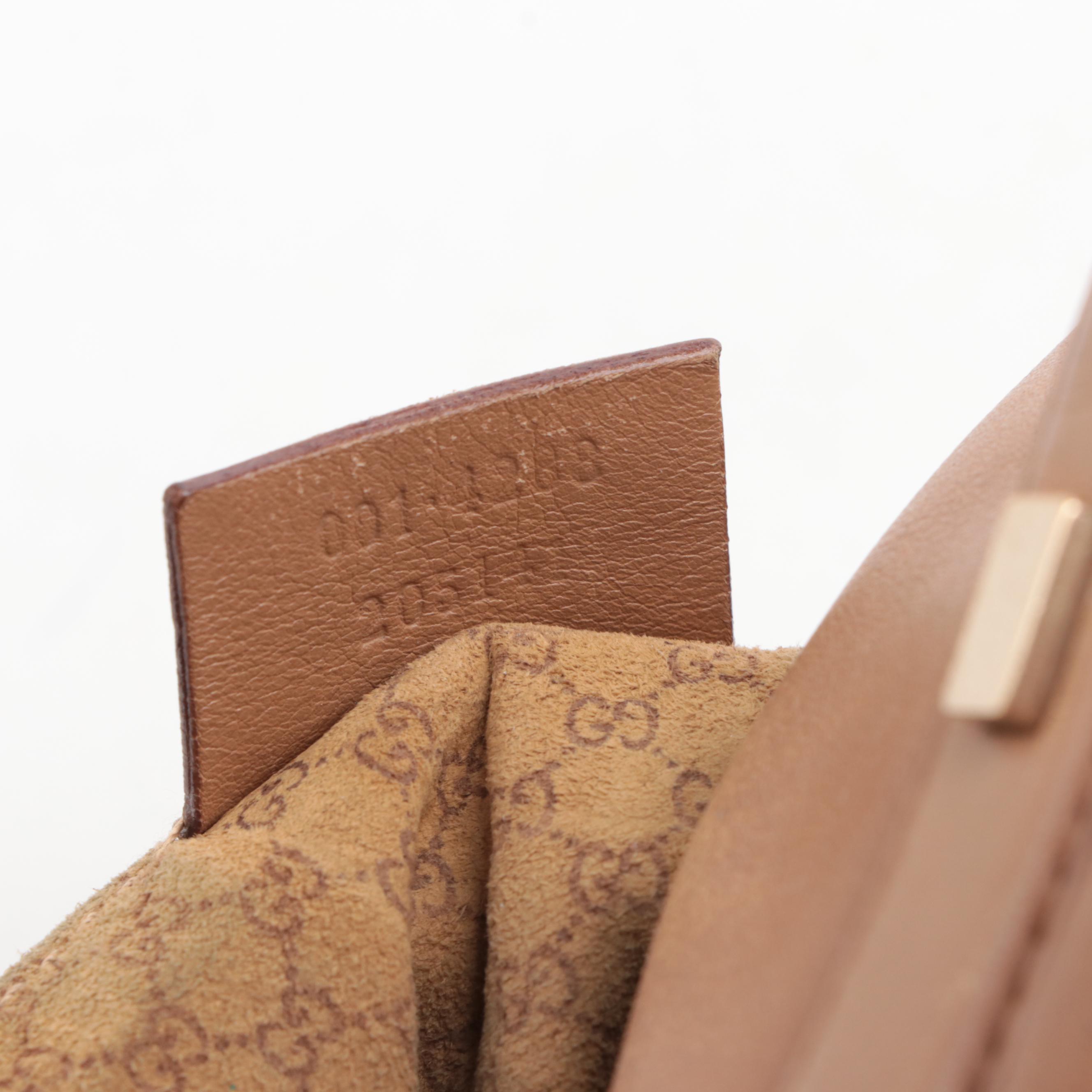 Gucci Hobo Shoulder Bag in Full-Grained Leather