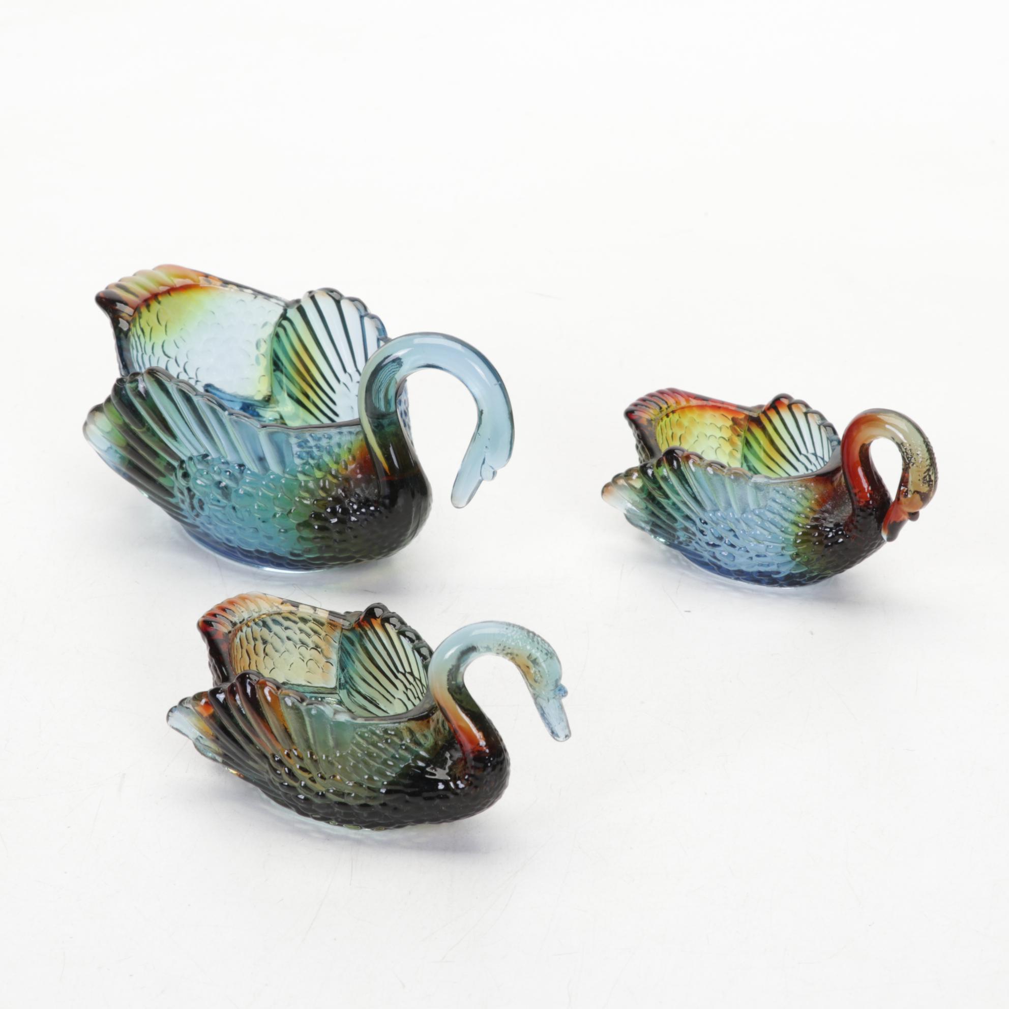 Boyd and Heisey Glass Salt Cellars, Toothpick Holders, and Figurines