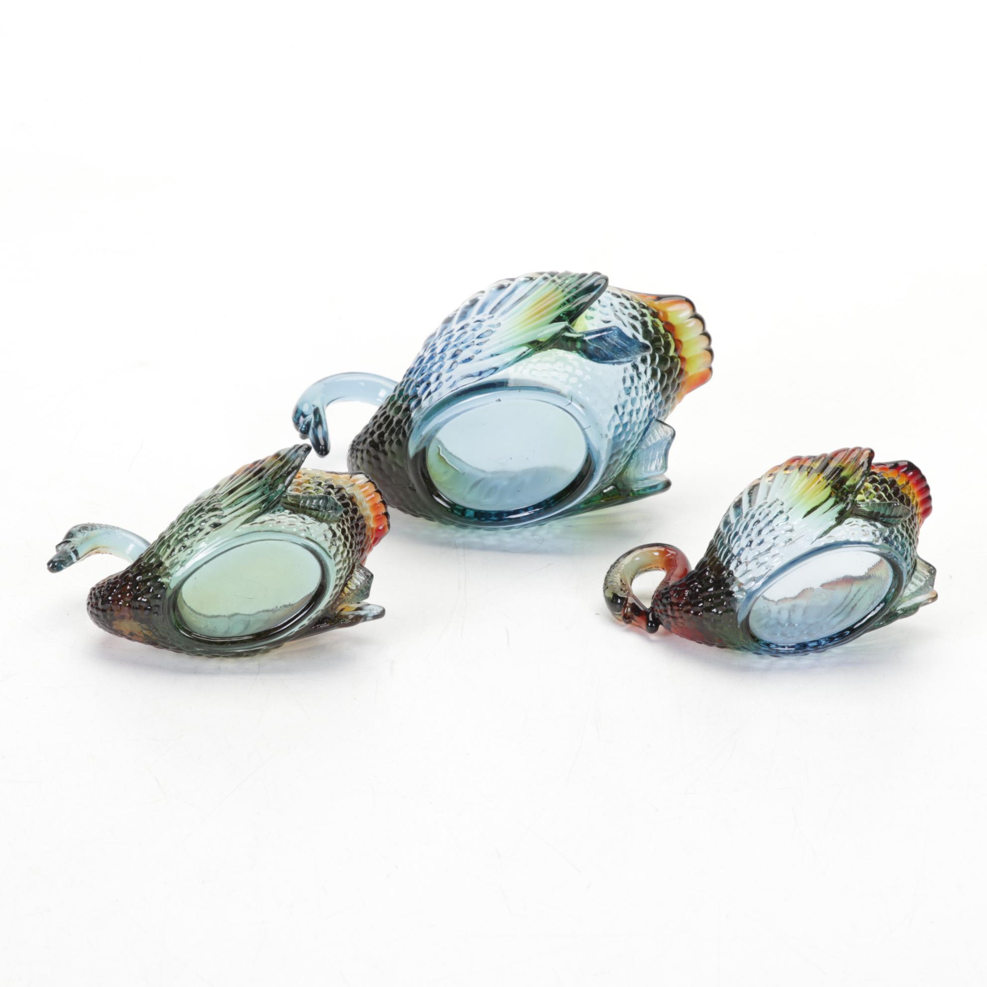 Boyd and Heisey Glass Salt Cellars, Toothpick Holders, and Figurines