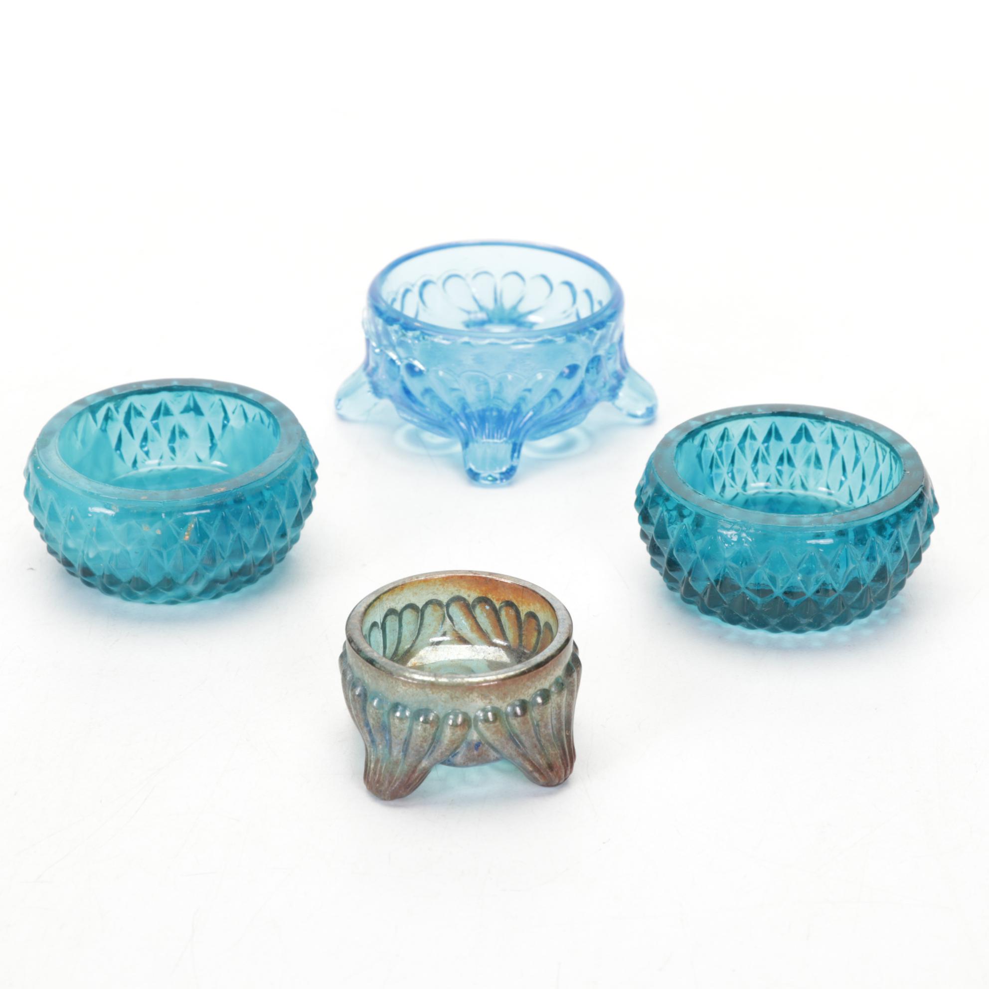 Boyd and Heisey Glass Salt Cellars, Toothpick Holders, and Figurines