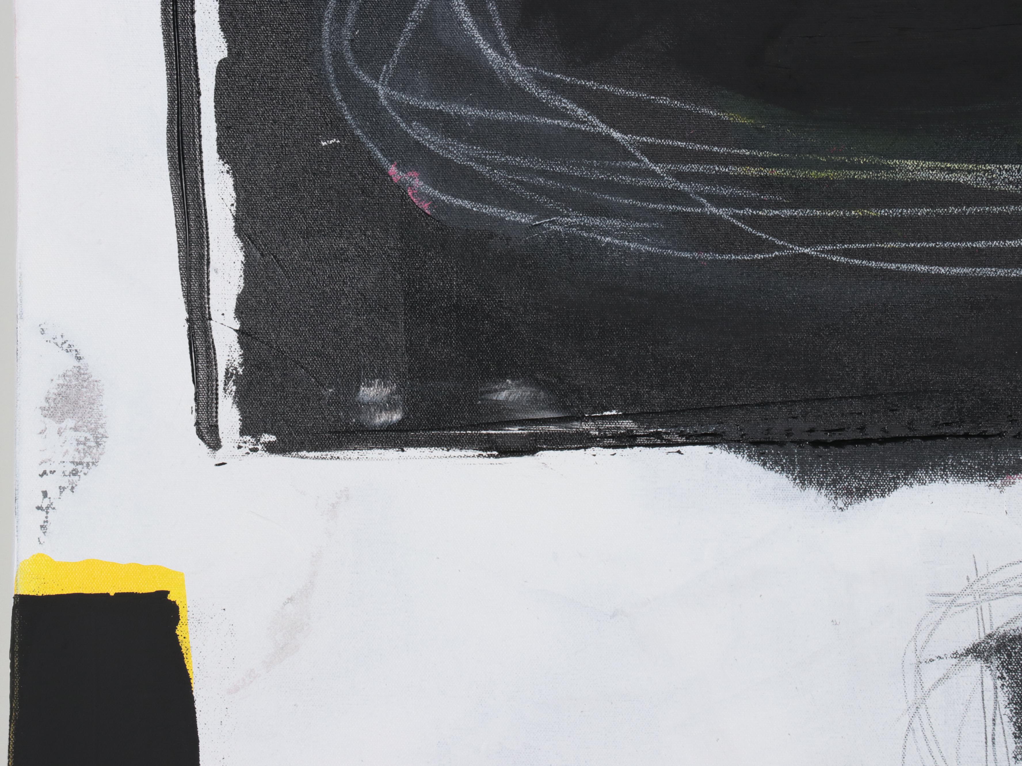 William Fred Arrowood Abstract Expressionist Style Acrylic Painting, 2023