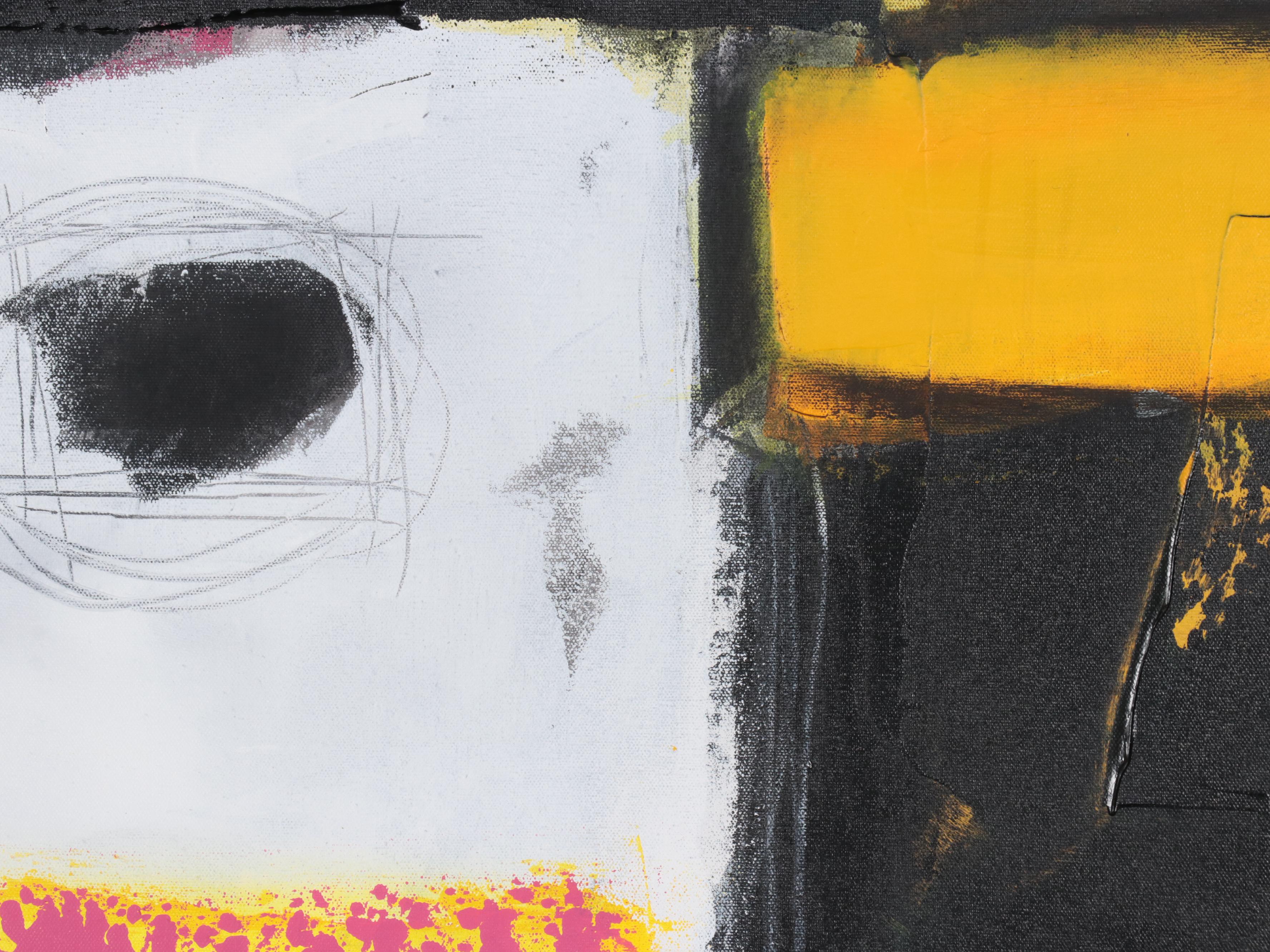 William Fred Arrowood Abstract Expressionist Style Acrylic Painting, 2023