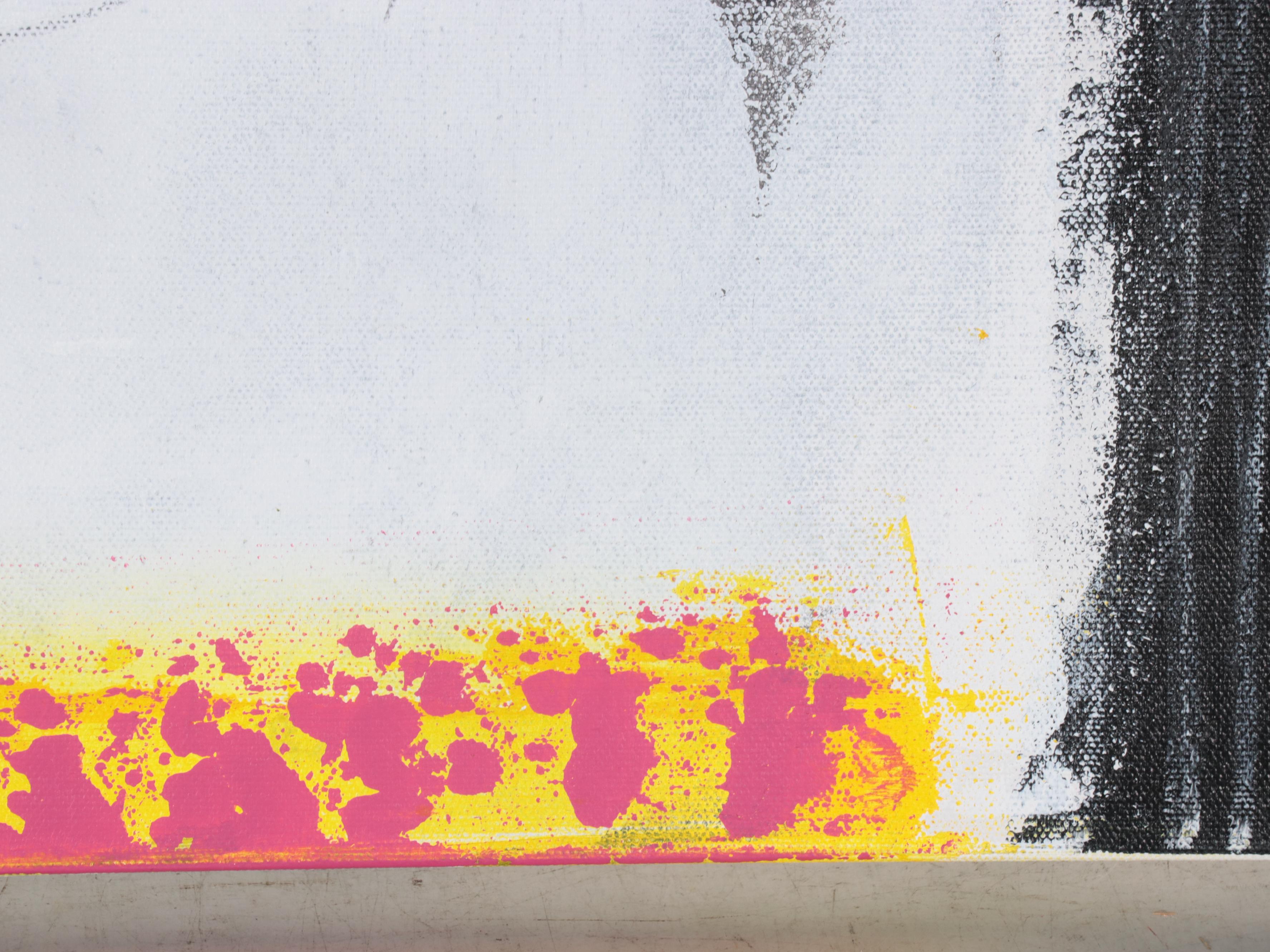 William Fred Arrowood Abstract Expressionist Style Acrylic Painting, 2023