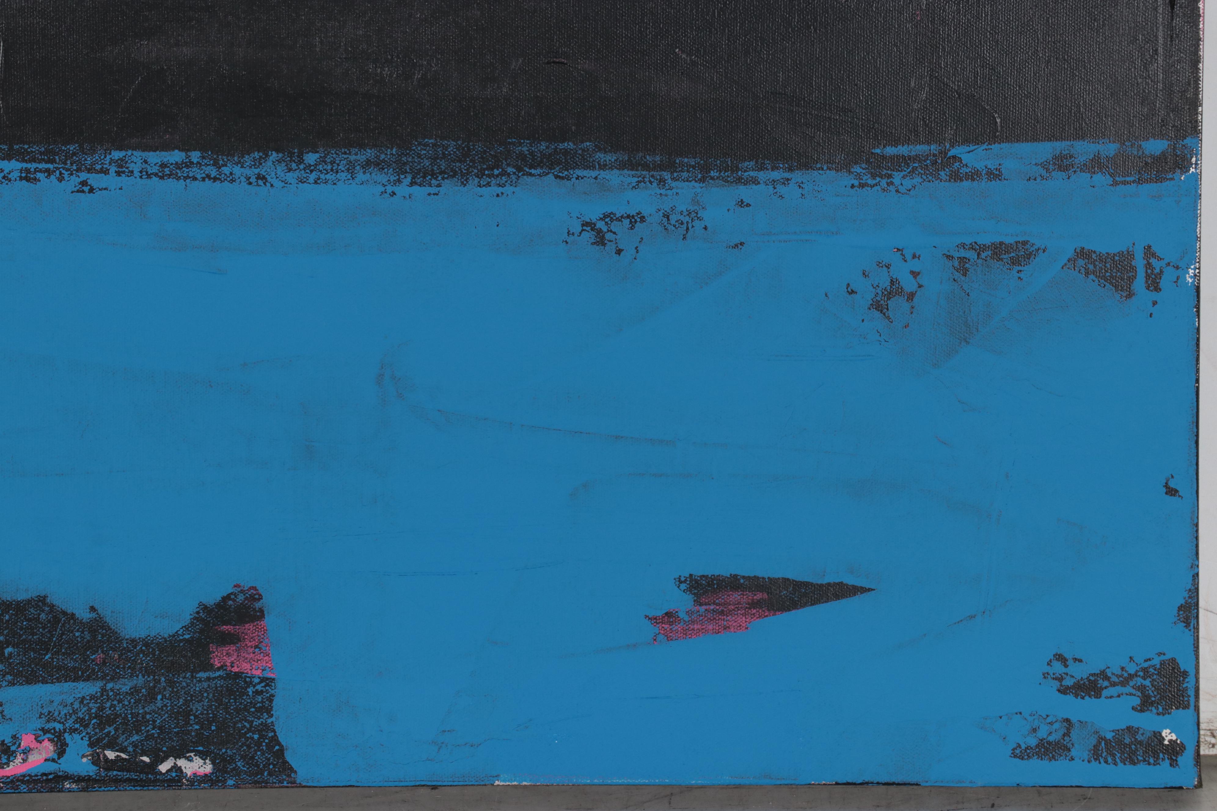 William Fred Arrowood Abstract Expressionist Style Acrylic Painting, 2023