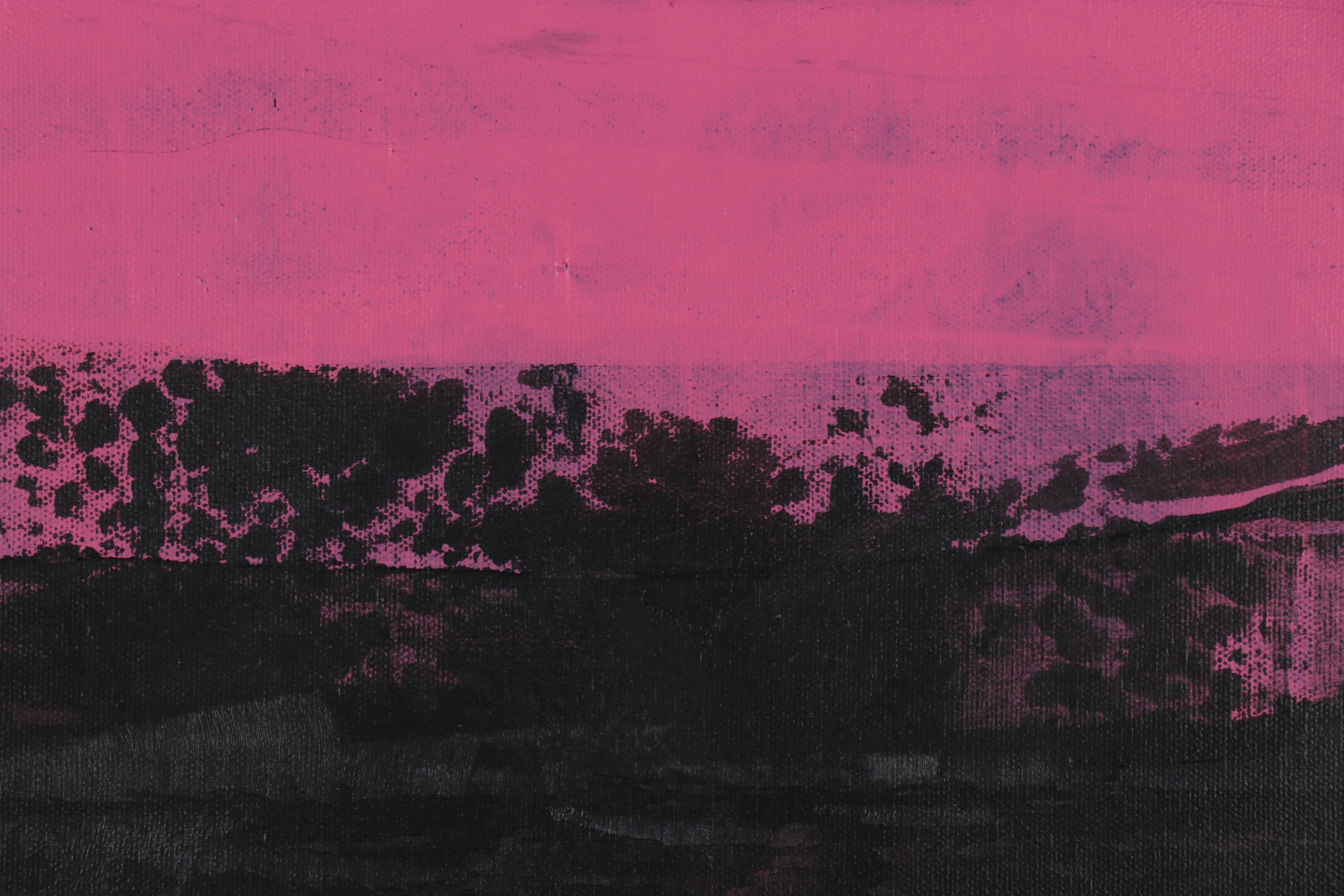 William Fred Arrowood Abstract Expressionist Style Acrylic Painting, 2023