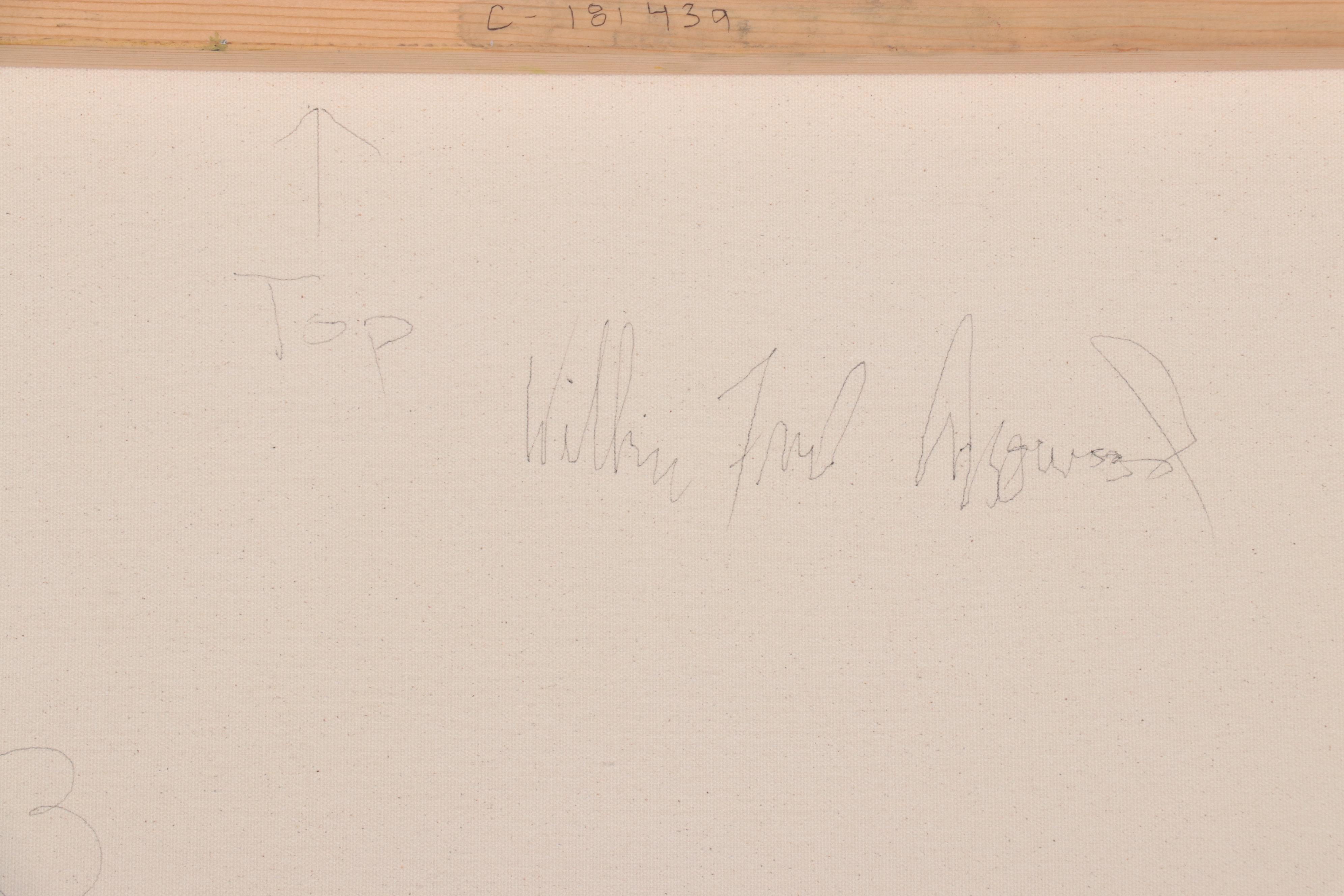 William Fred Arrowood Abstract Expressionist Style Acrylic Painting, 2023