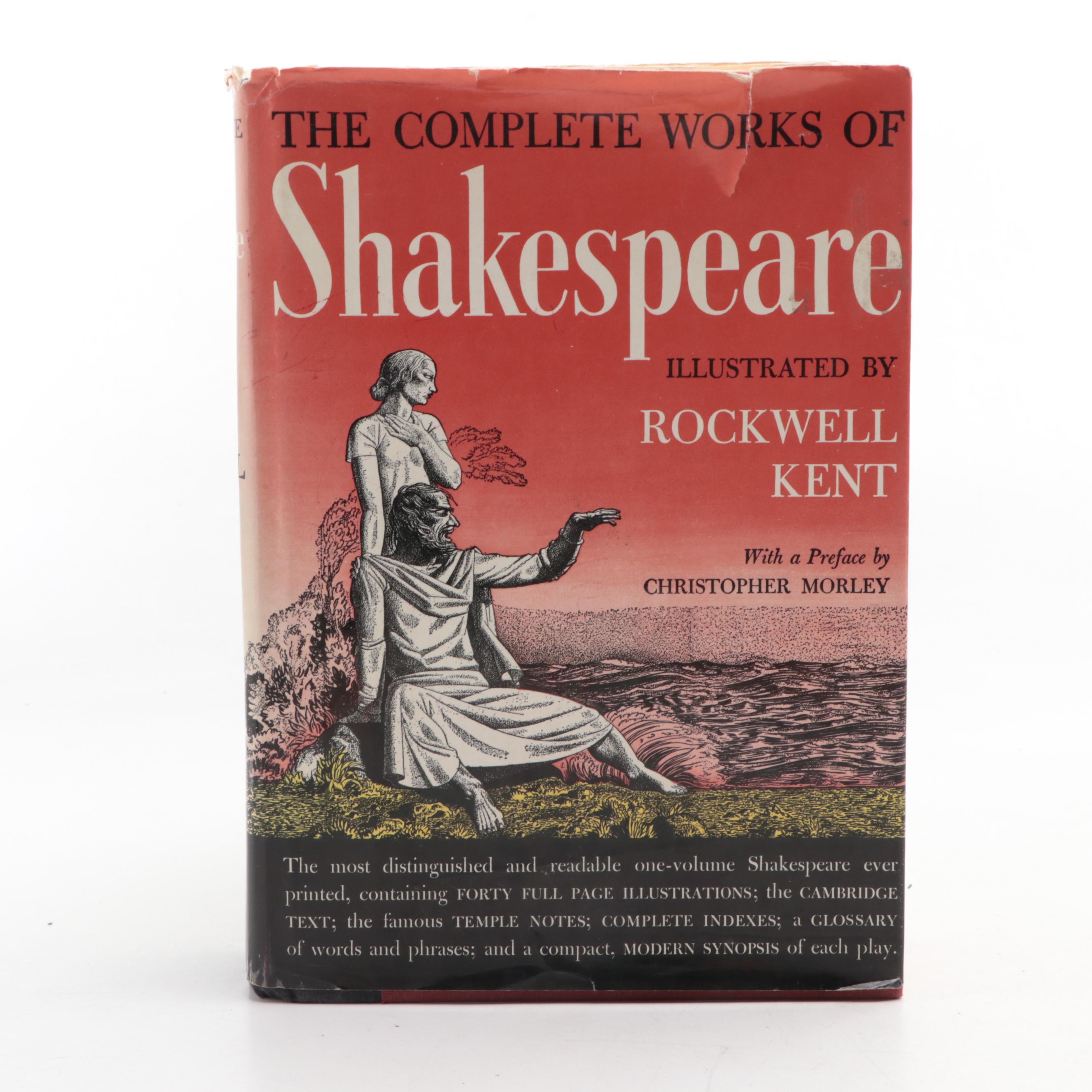 Rockwell Kent Illustrated "The Works of Shakespeare" with "The Kent Collector"