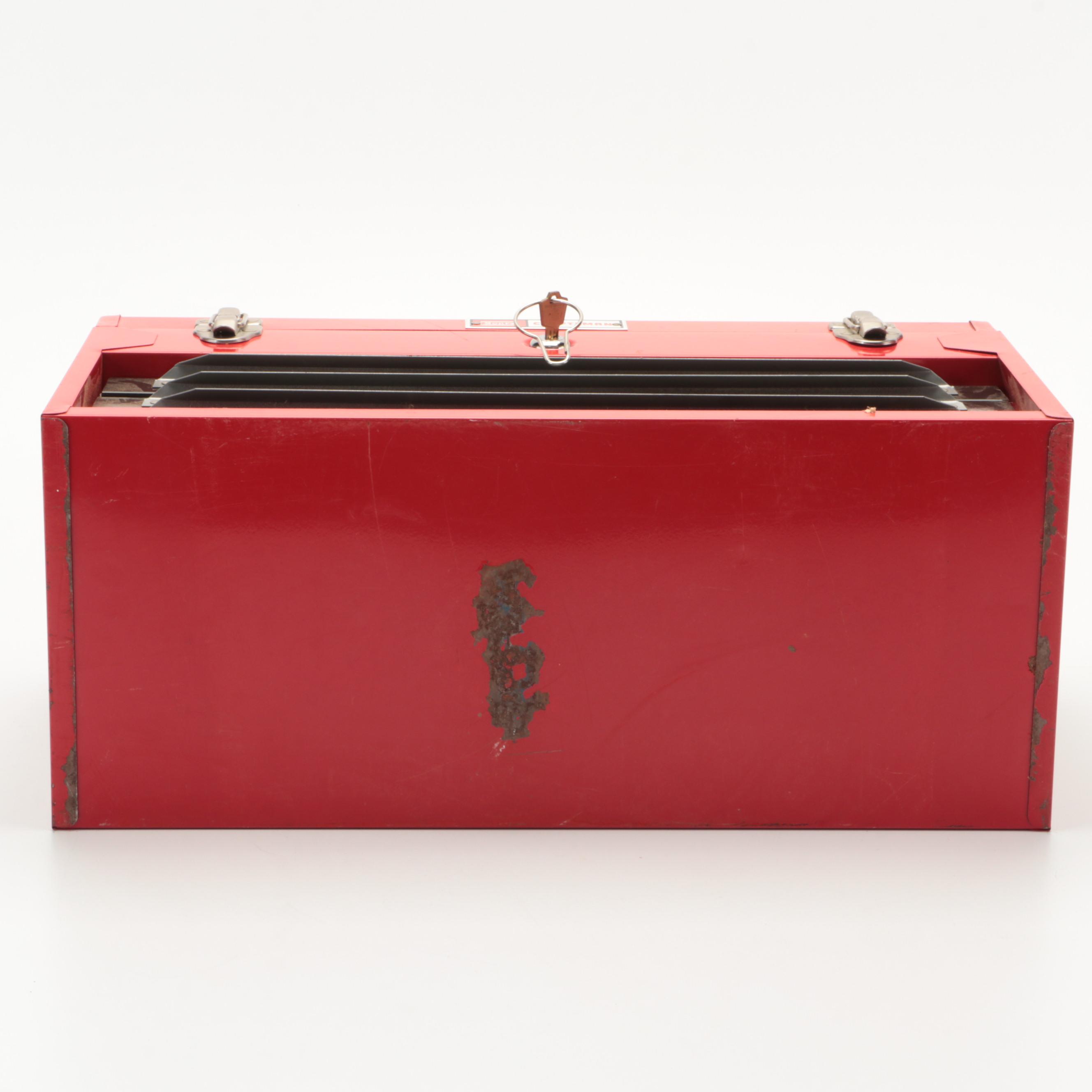 Sears Craftsman Locking Tool Box with Hand Tools
