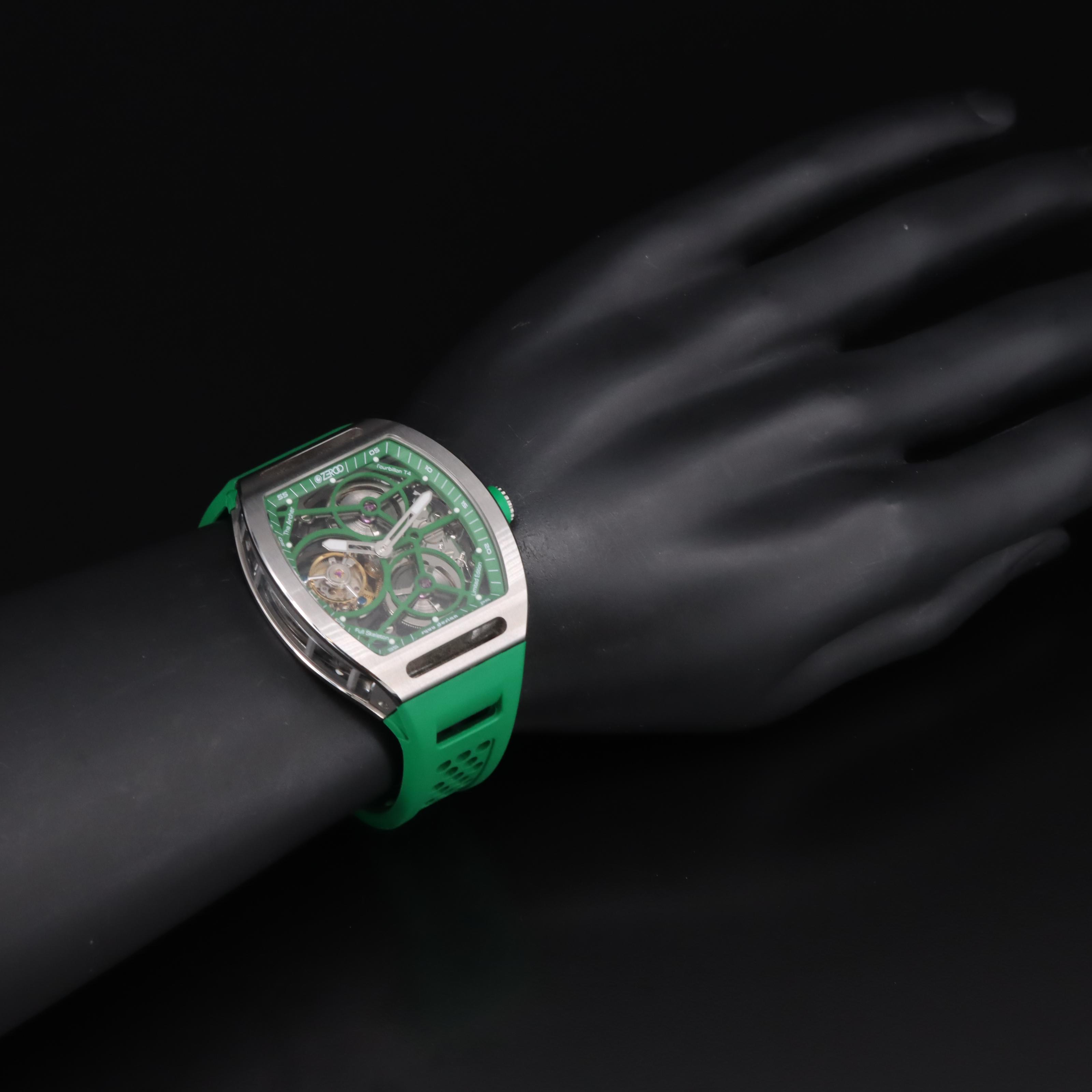 Zeroo Limited Edition "The Archer" Full Skeleton Tourbillon Watch