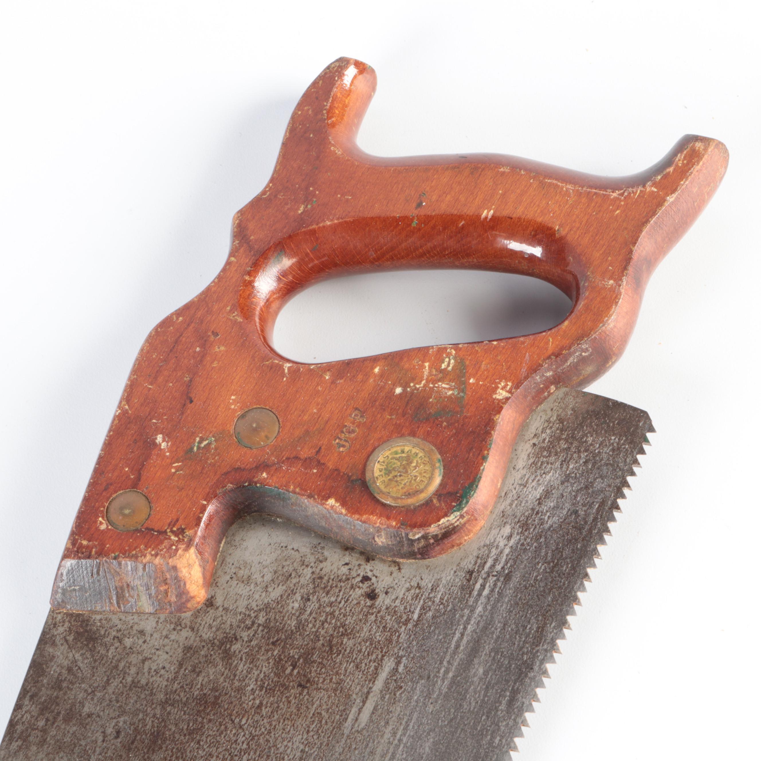 Disston, Empire State Saw Works, and More Wood-Handled Hand Saws