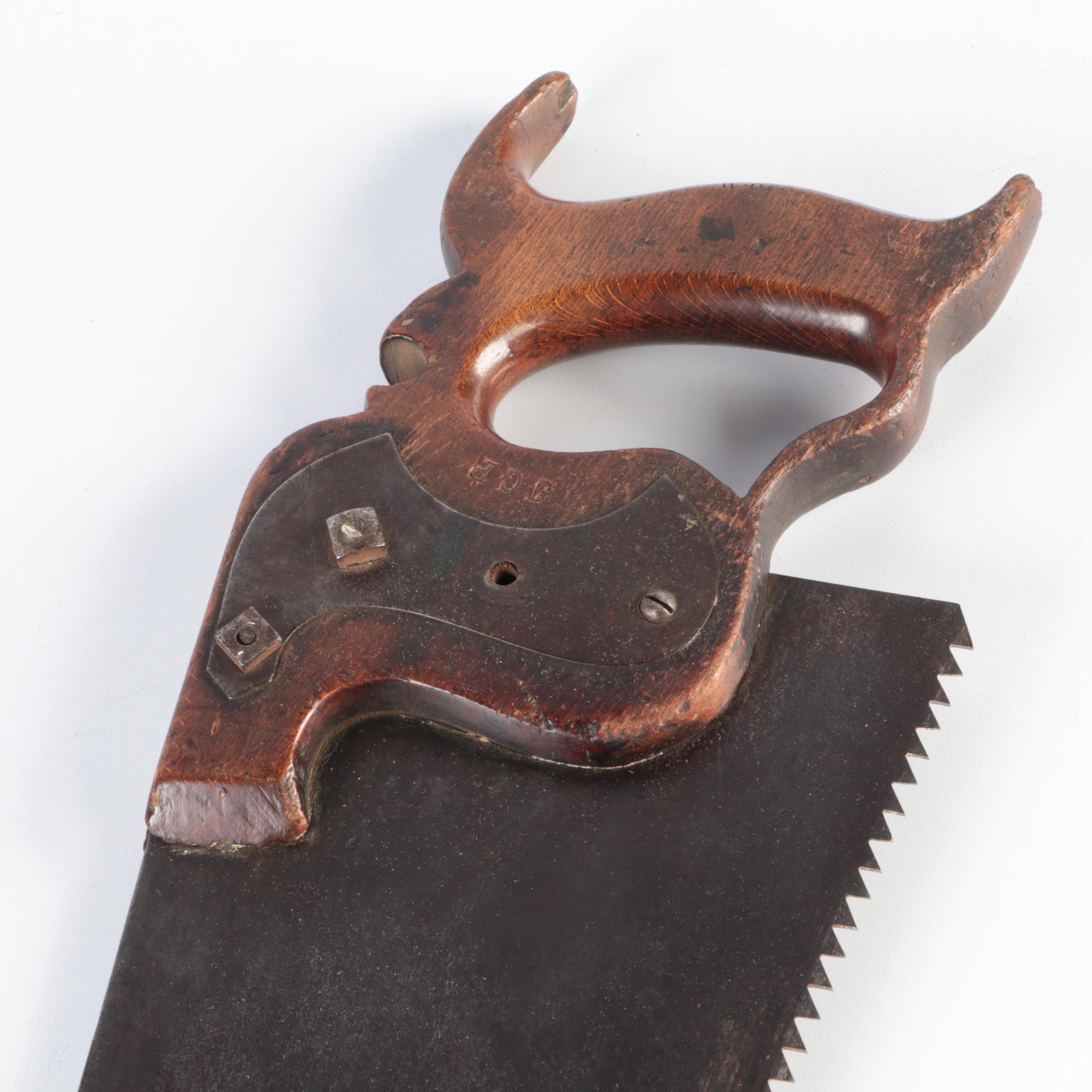 Disston, Empire State Saw Works, and More Wood-Handled Hand Saws
