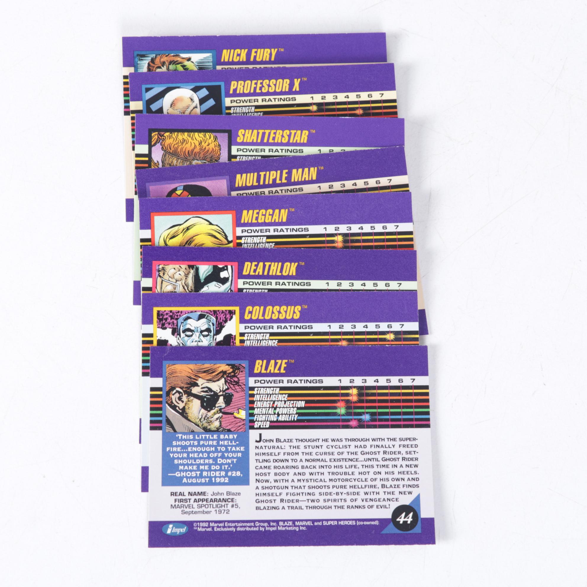 Marvel Super Heroes Trading Card Collection, 1992