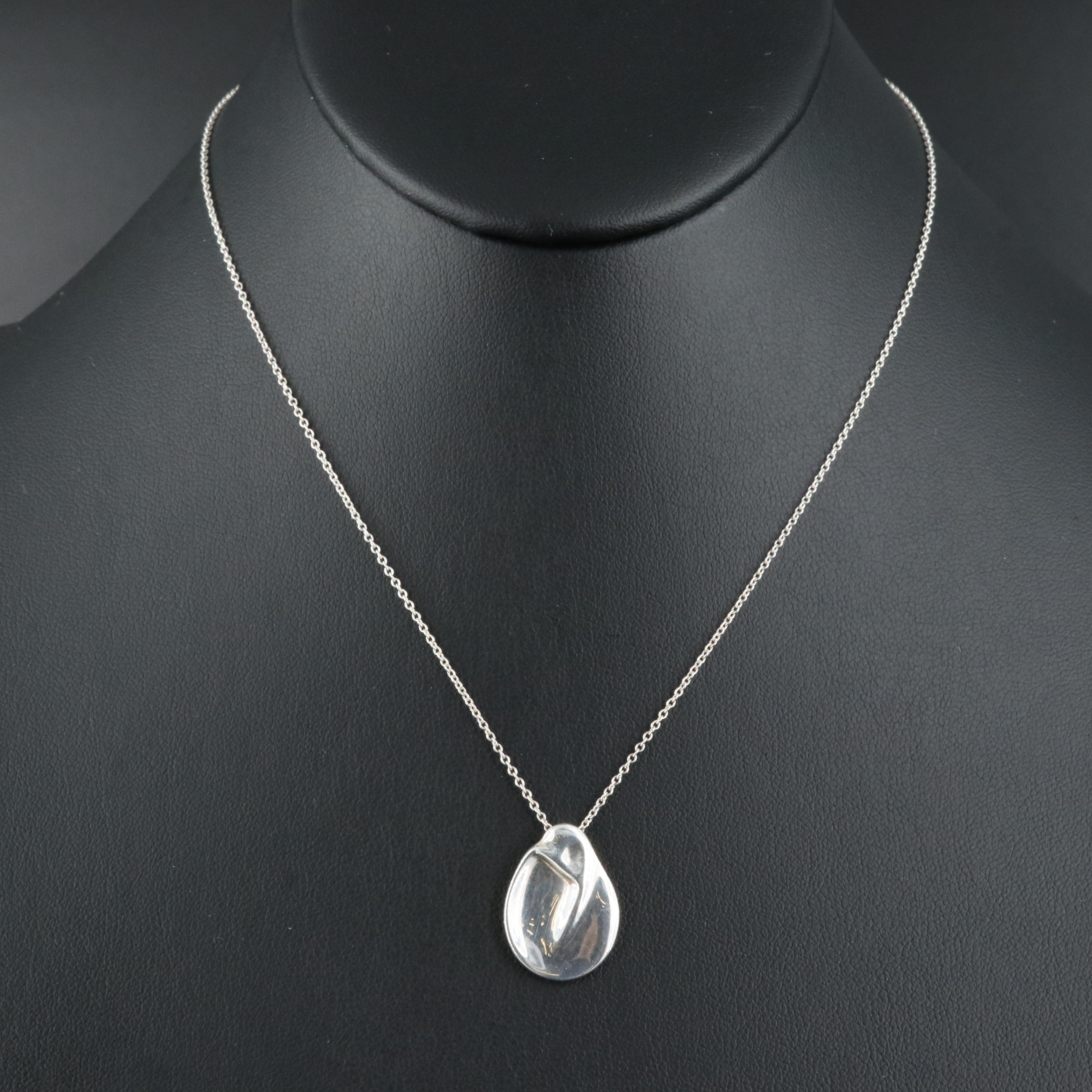 Elsa Peretti for Tiffany & Co. Sterling "Madonna" Pendant Necklace