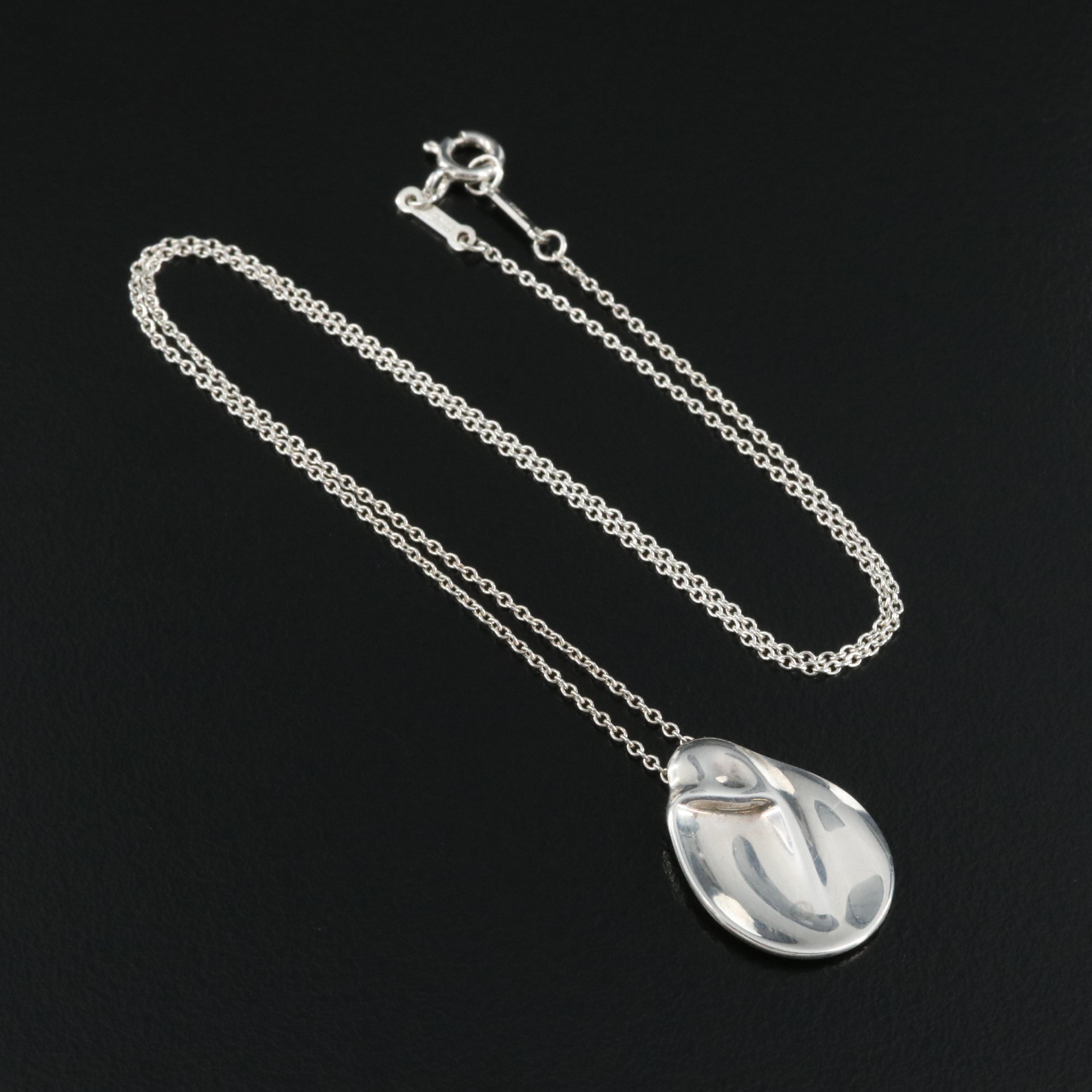 Elsa Peretti for Tiffany & Co. Sterling "Madonna" Pendant Necklace