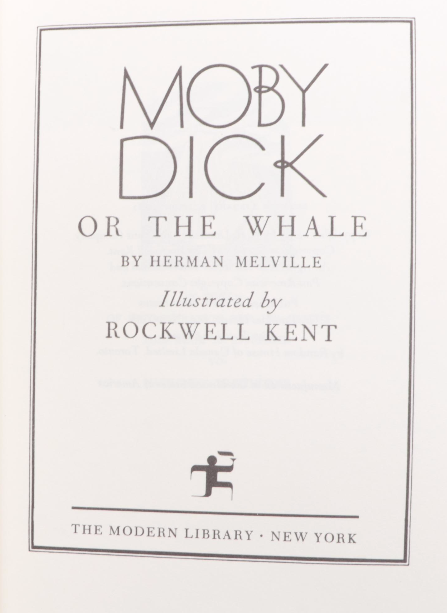 Rockwell Kent Illustrated "Moby-Dick" by Herman Melville and More Books