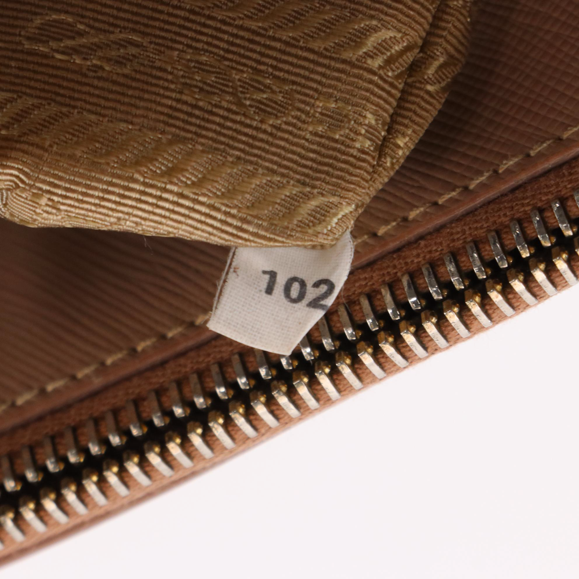 Prada Galleria Double Zip Tote Small in Saffiano Leather