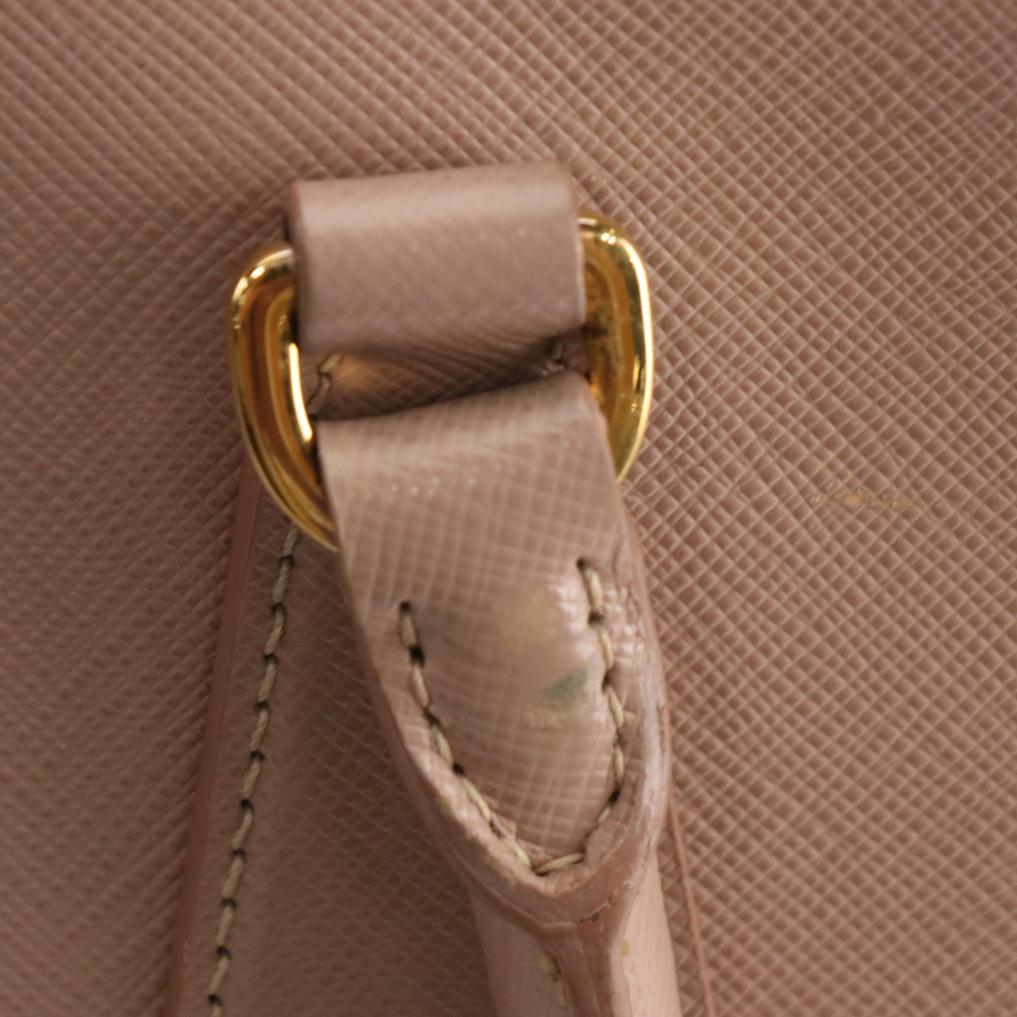 Prada Galleria Double Zip Tote Small in Saffiano Leather