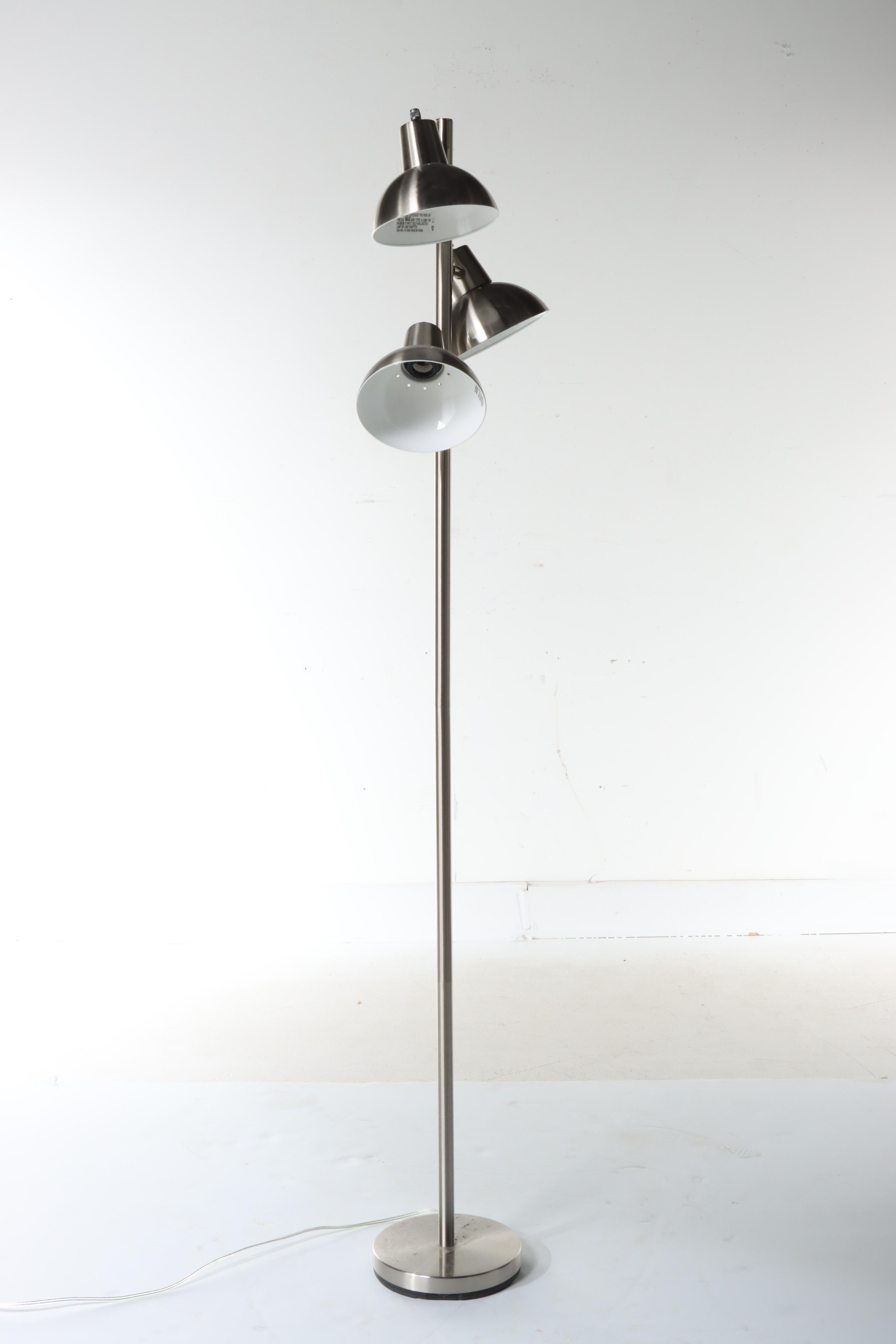 Mid Century Modern and Industrial Style Floor Lamps, Contemporary