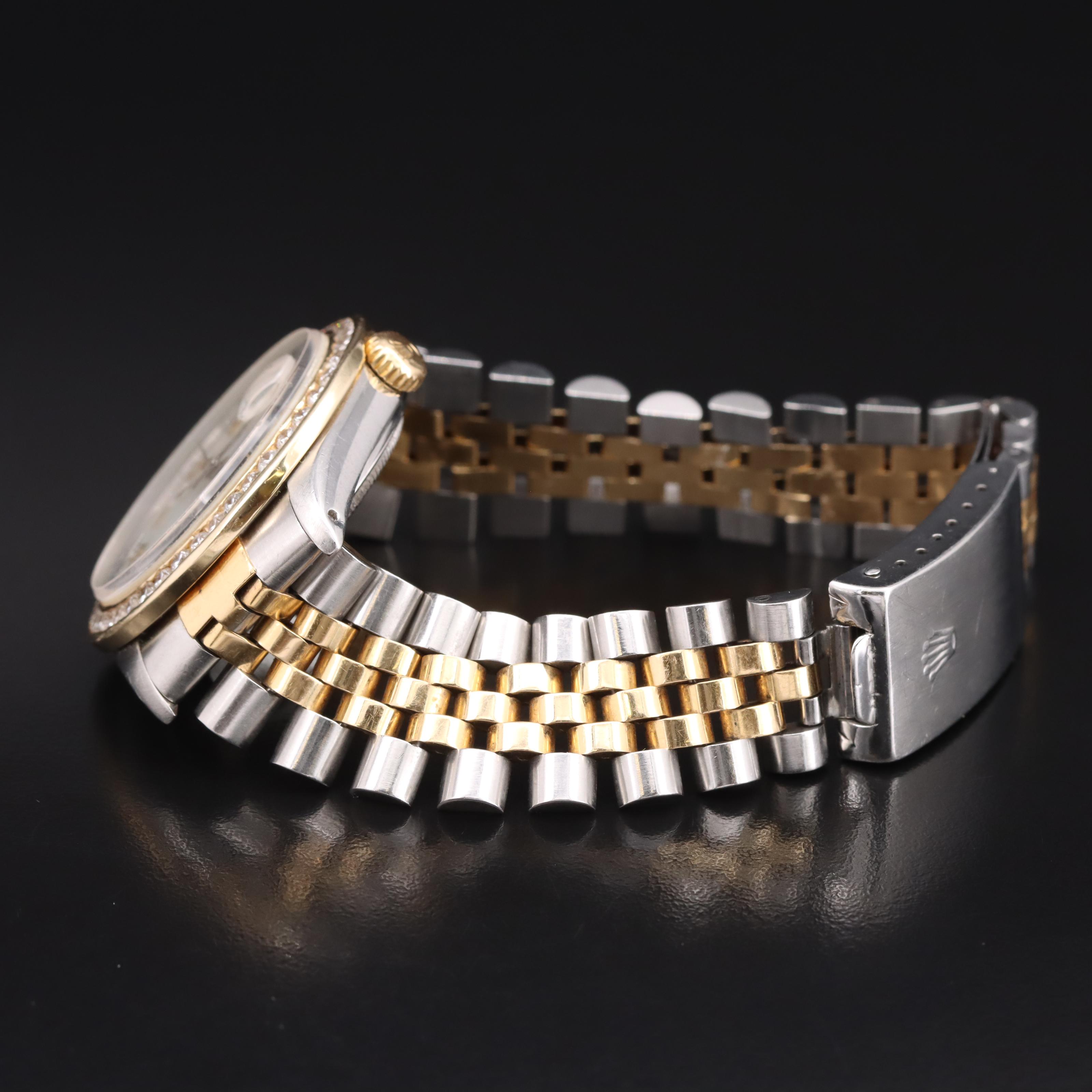 1984 Rolex Datejust Mother-of-Pearl, 2.80 CTW Diamond Dial and Bezel Watch