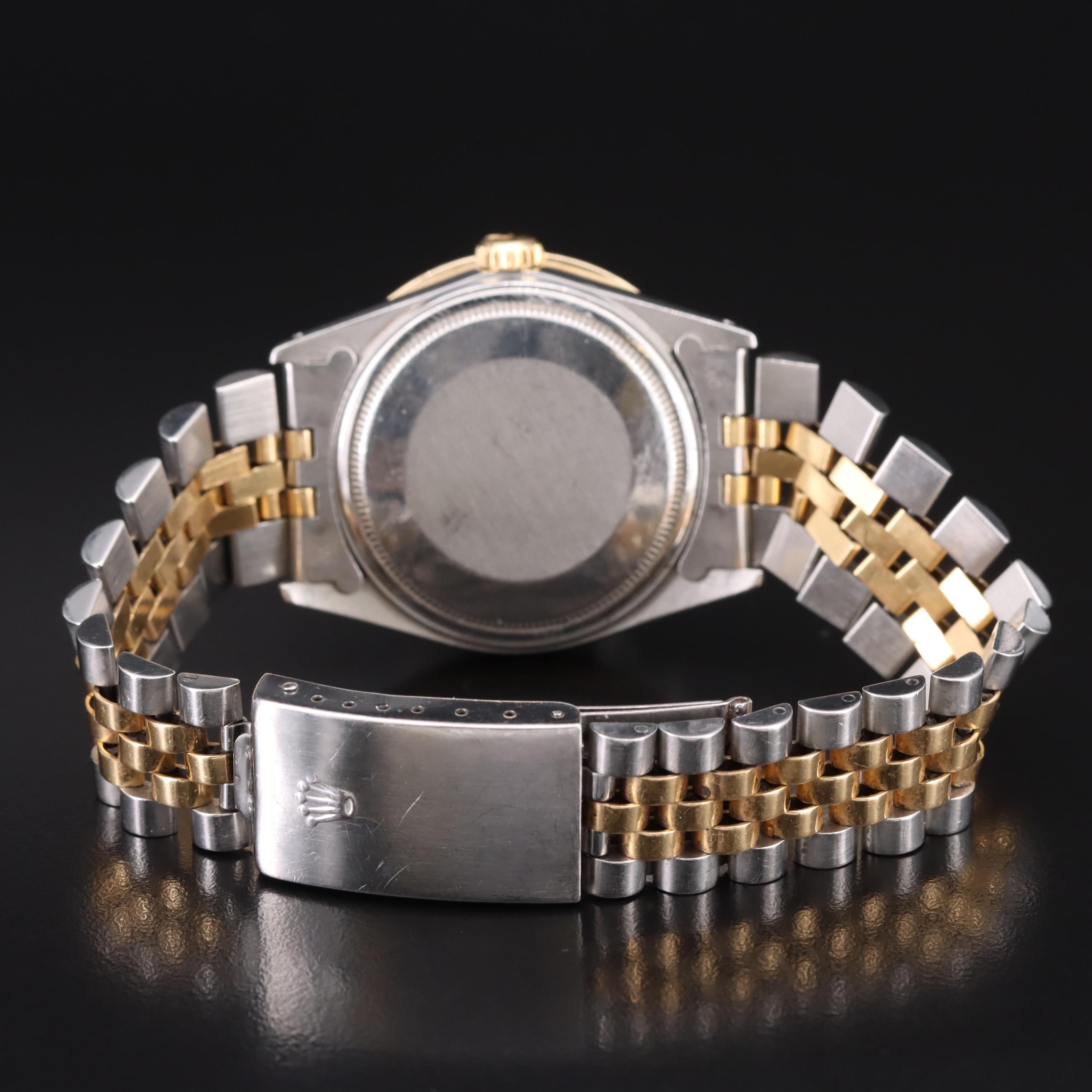 1984 Rolex Datejust Mother-of-Pearl, 2.80 CTW Diamond Dial and Bezel Watch