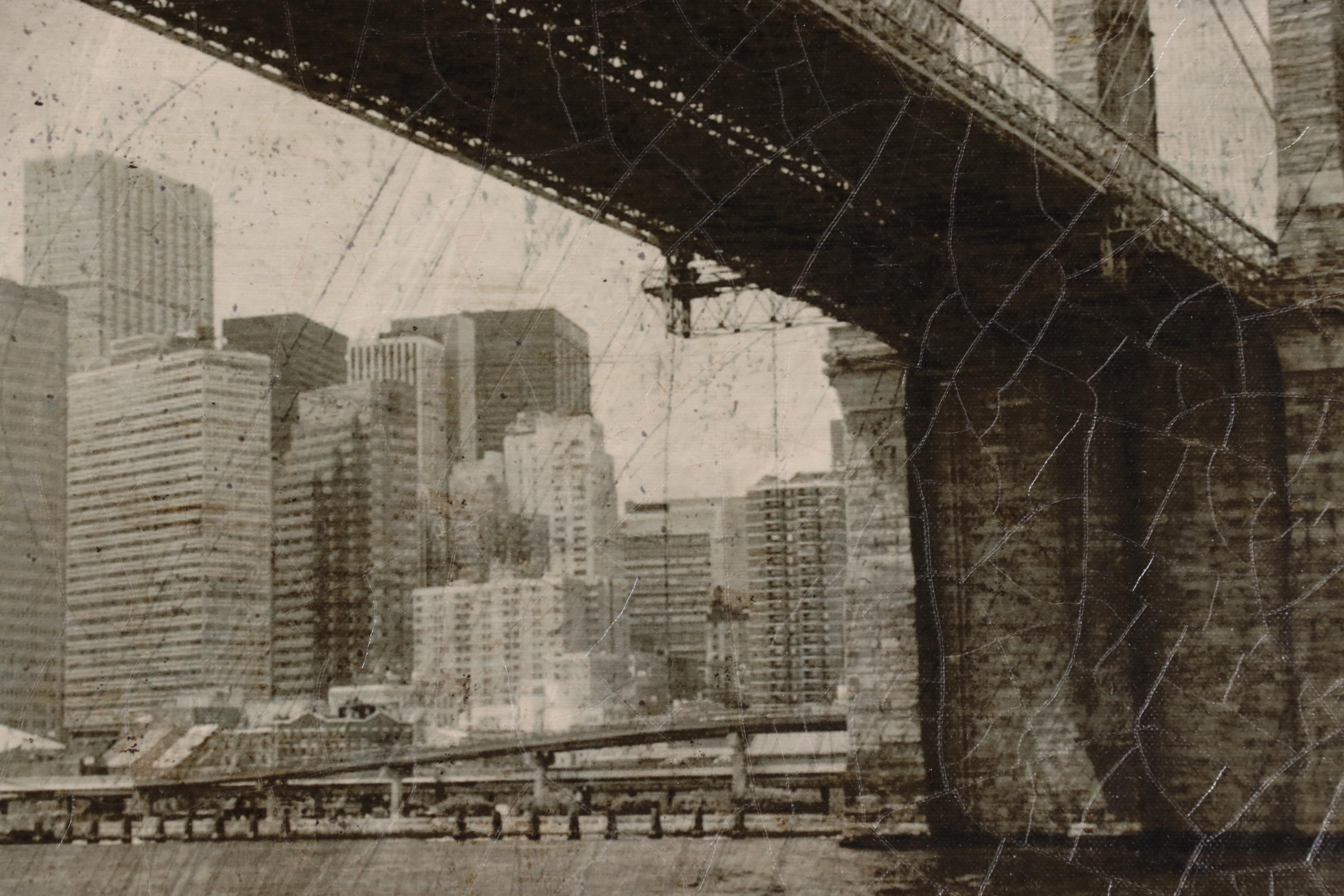 New York City Scene Embellished Giclées