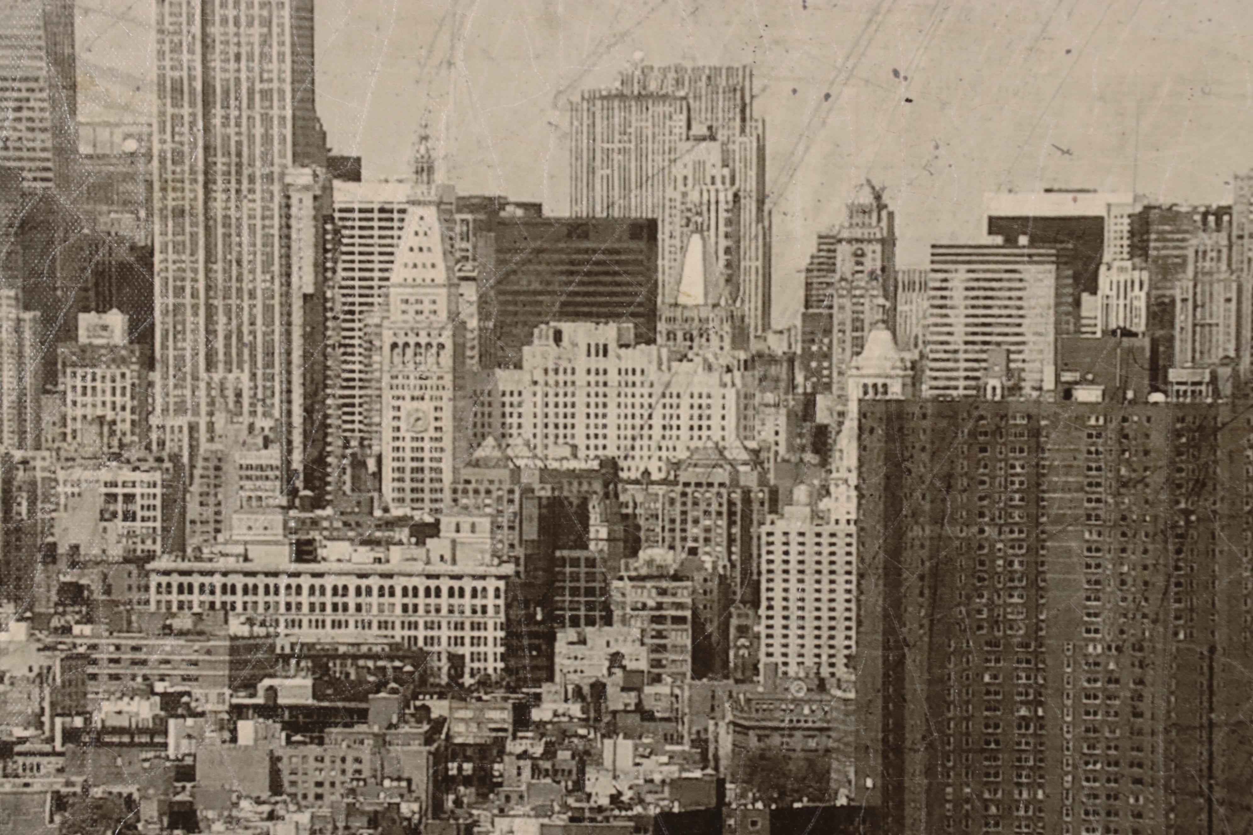 New York City Scene Embellished Giclées