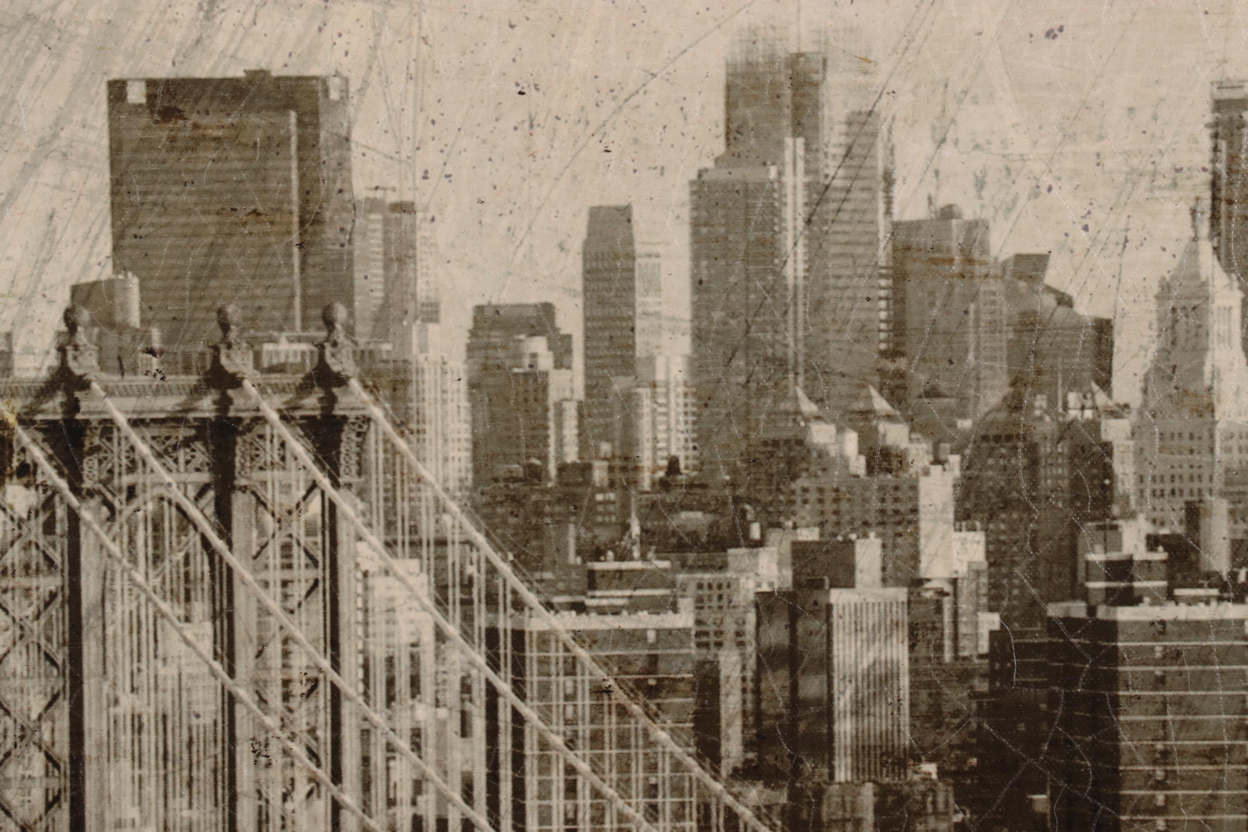 New York City Scene Embellished Giclées