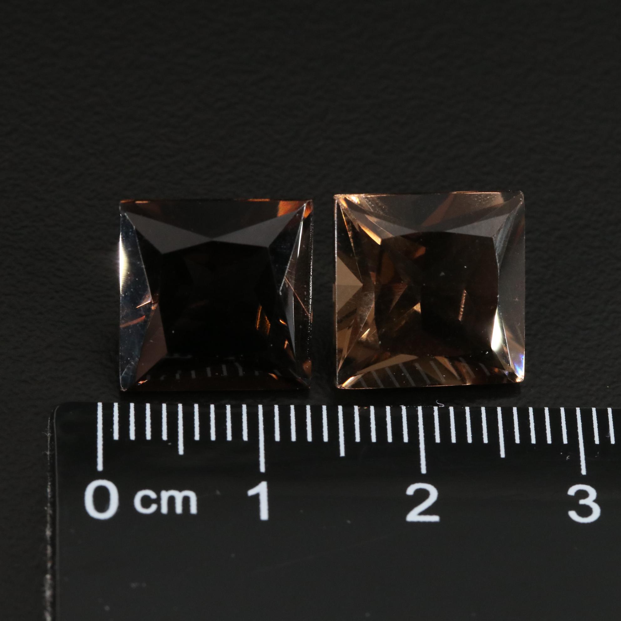 Loose 14.87 CTW Smoky Quartz Lot