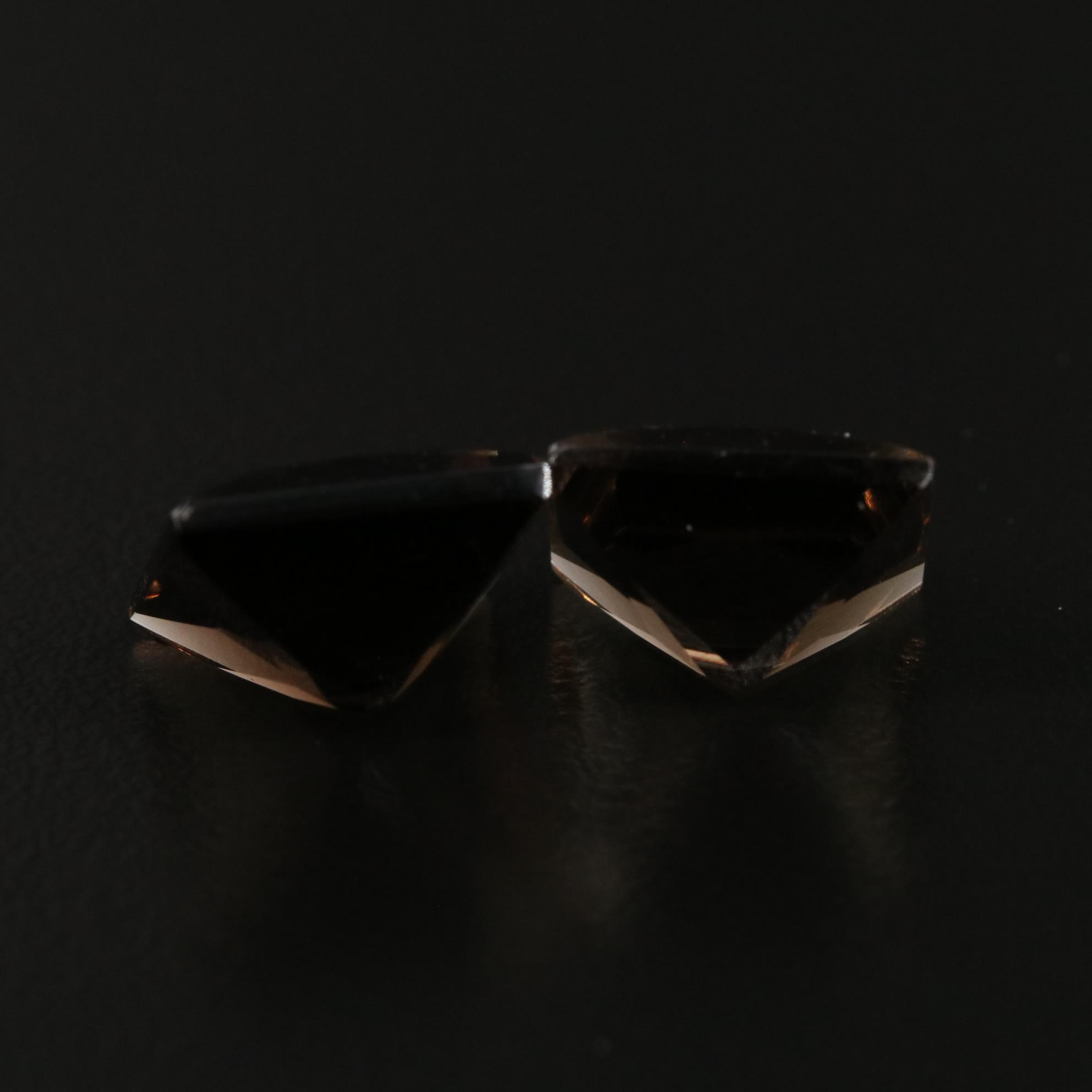 Loose 14.87 CTW Smoky Quartz Lot