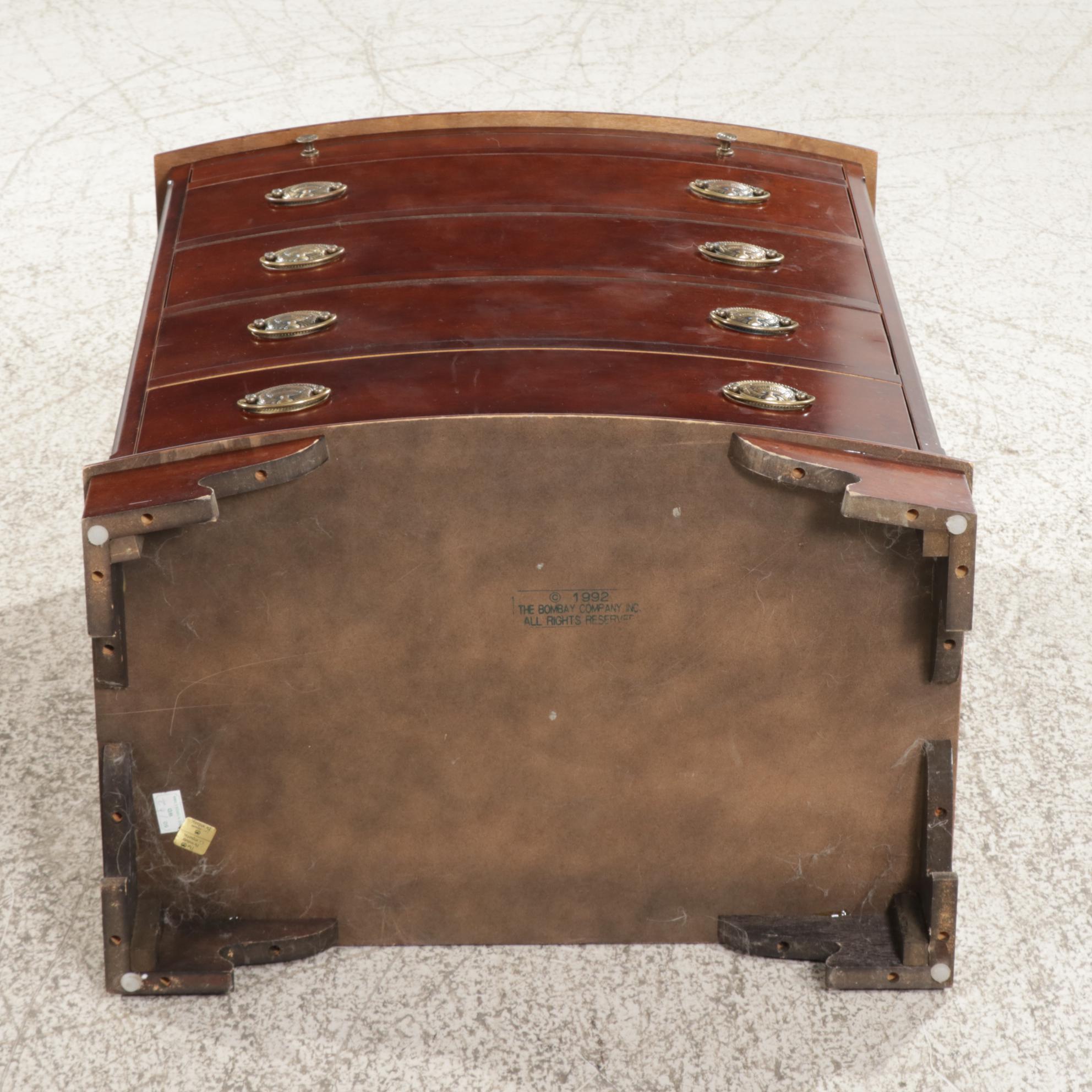 The Bombay Company Four-Drawer Chest with Pull Out Writing Shelf