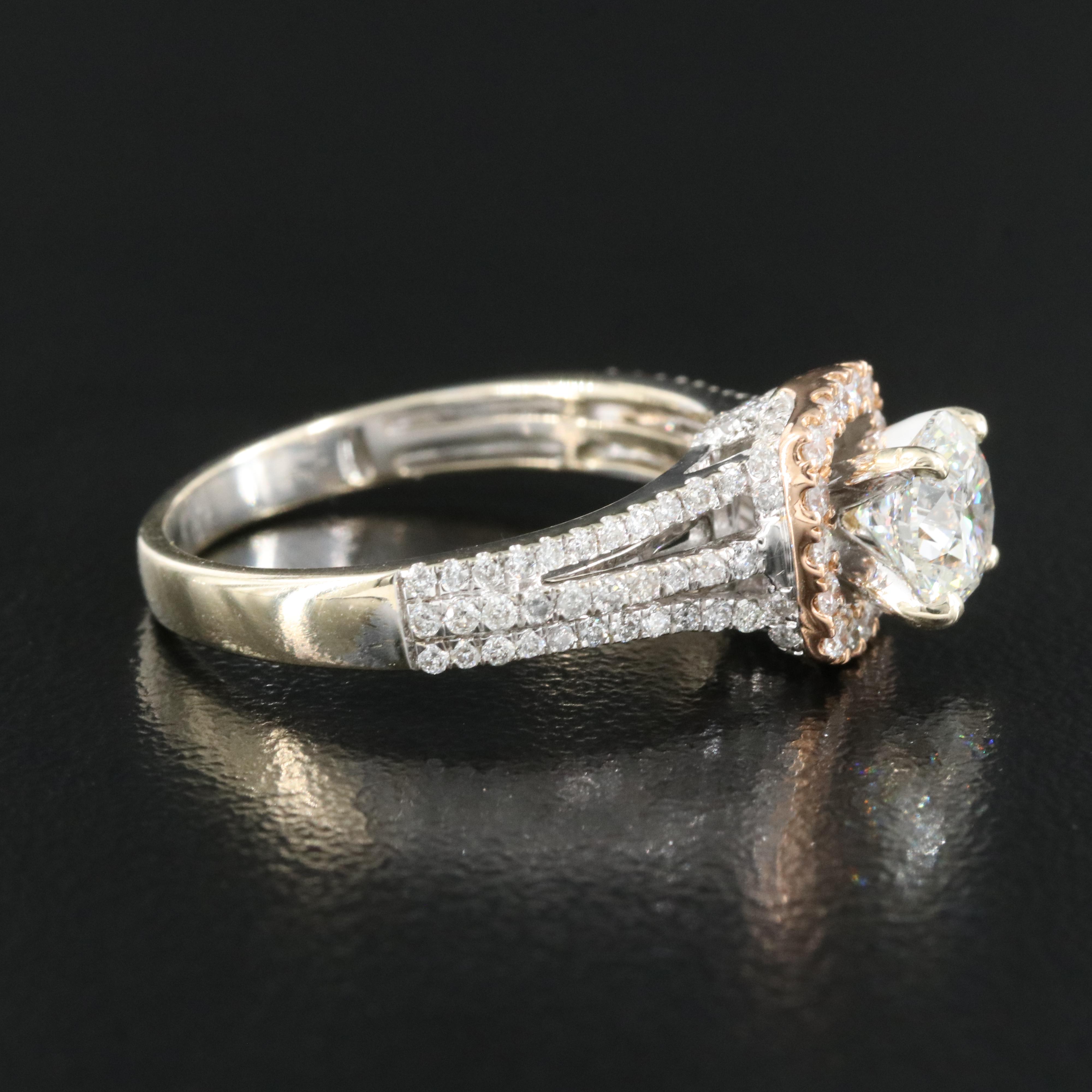18K 1.46 CTW Diamond Ring