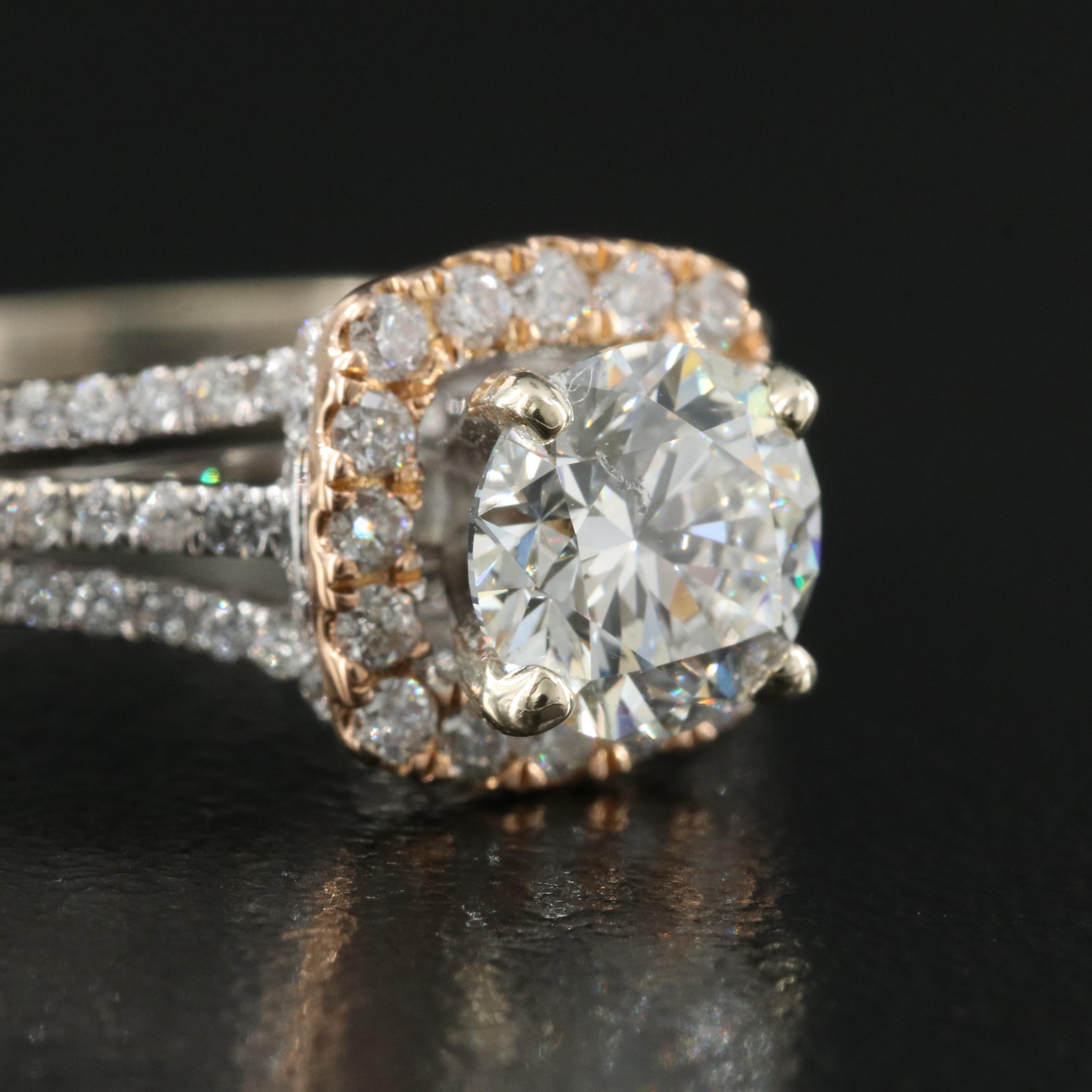 18K 1.46 CTW Diamond Ring