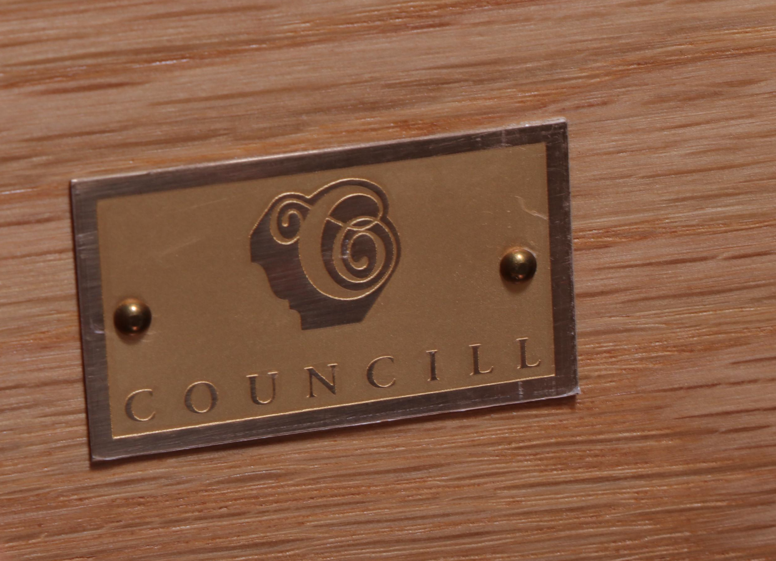 Councill Biedermeier Style Cherrywood and Line-Inlaid Buffet