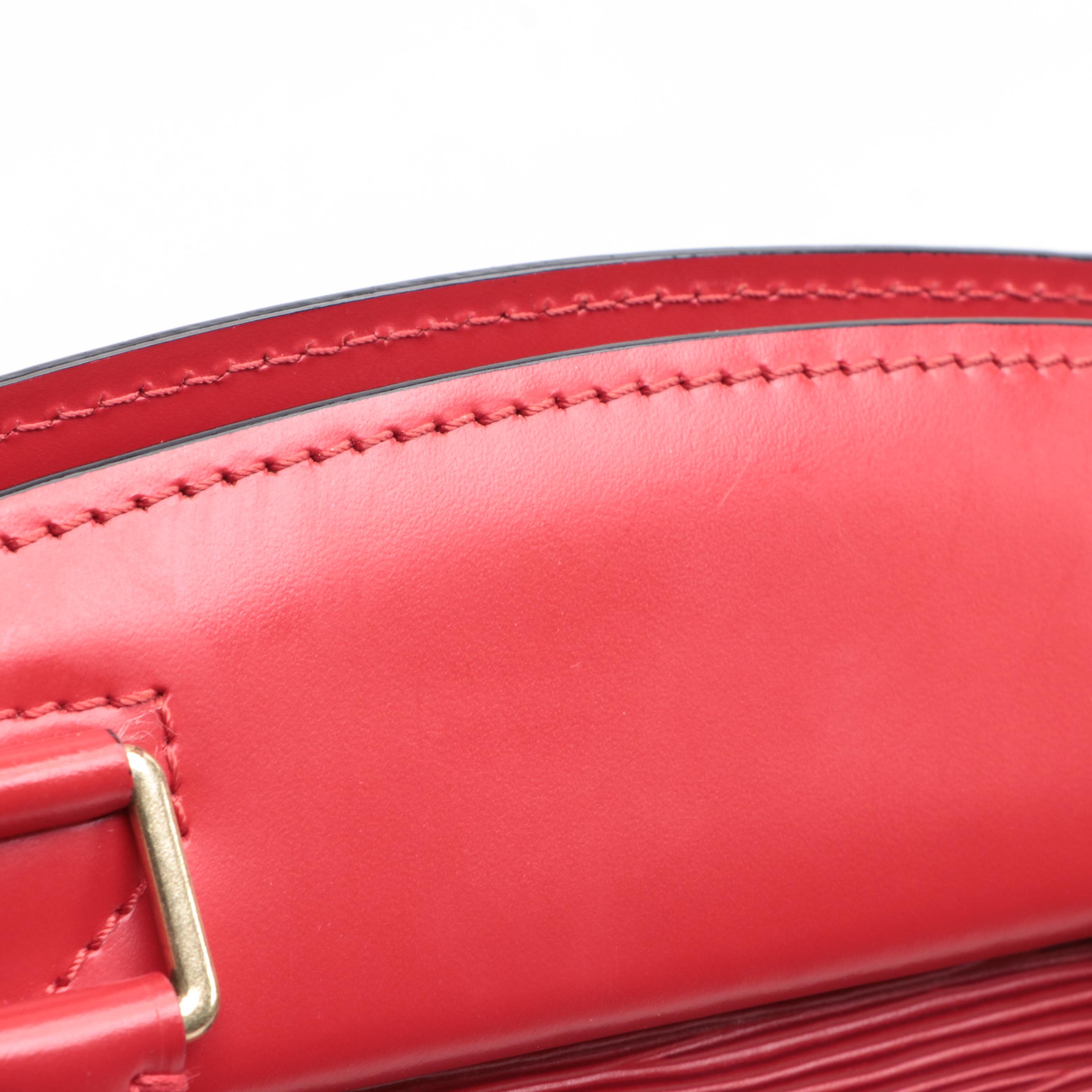 Louis Vuitton Riviera Top Handle Bag in Epi and Smooth Leather