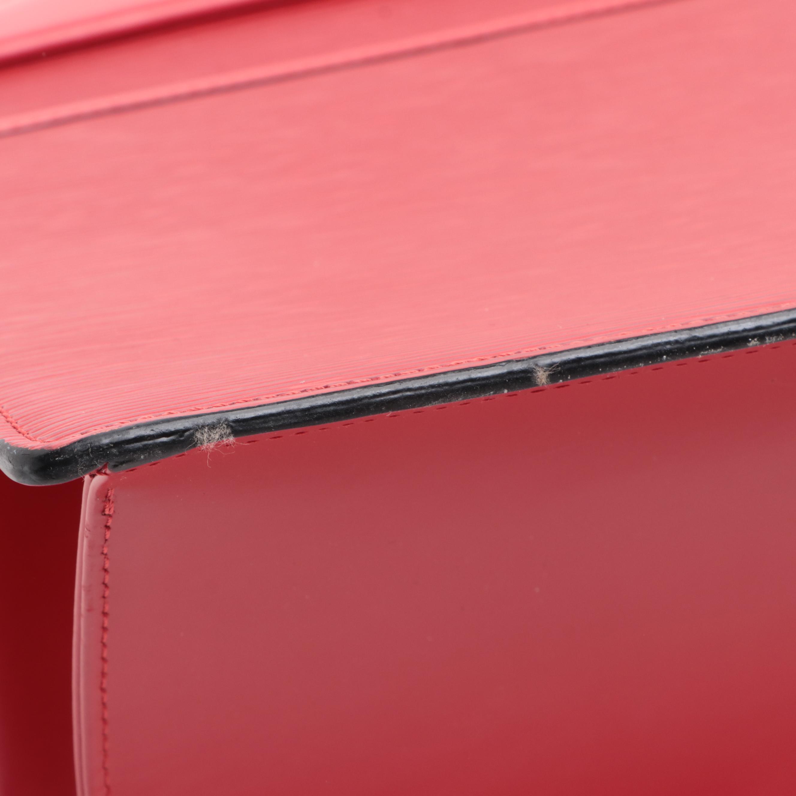 Louis Vuitton Riviera Top Handle Bag in Epi and Smooth Leather