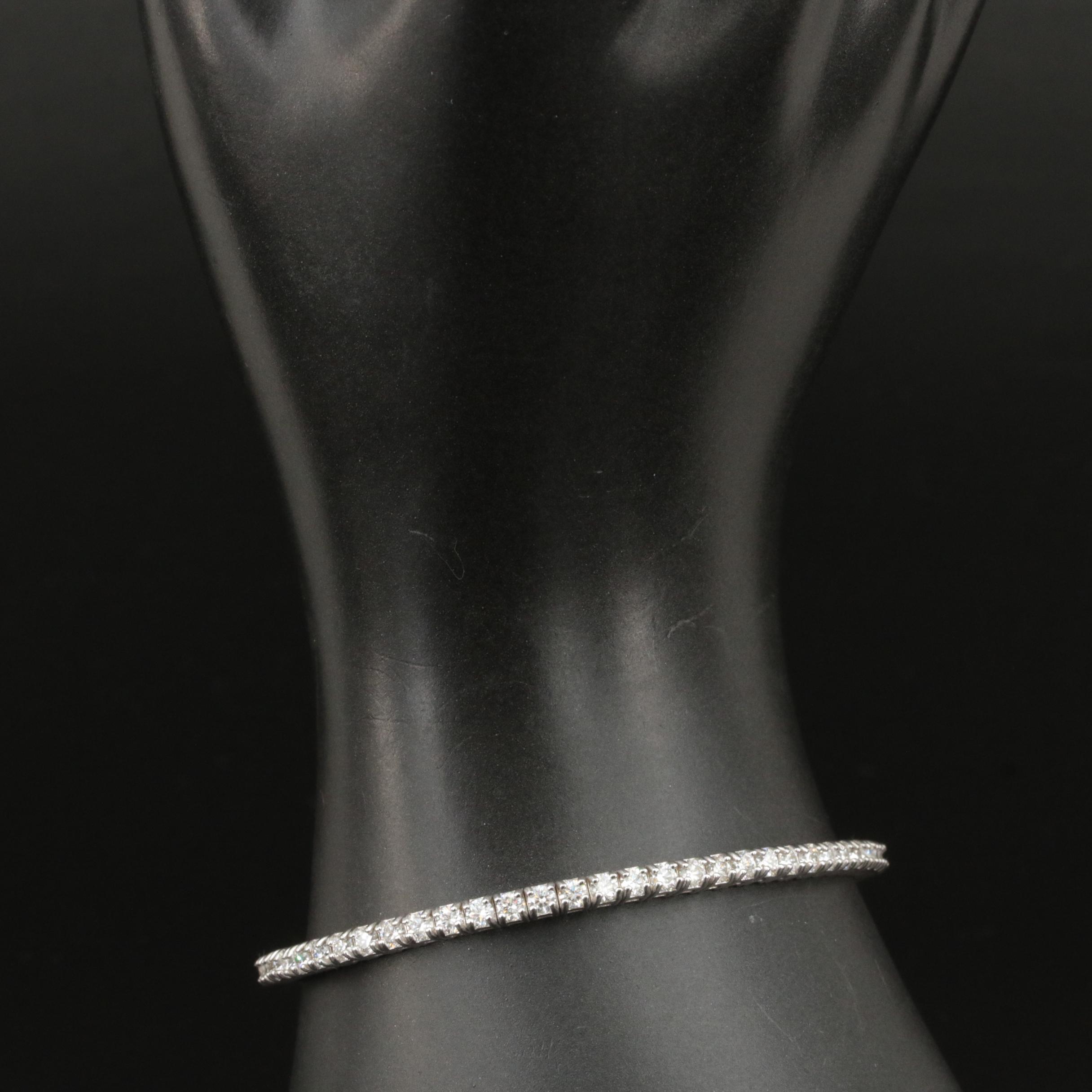 14K 3.50 CTW Diamond Bangle