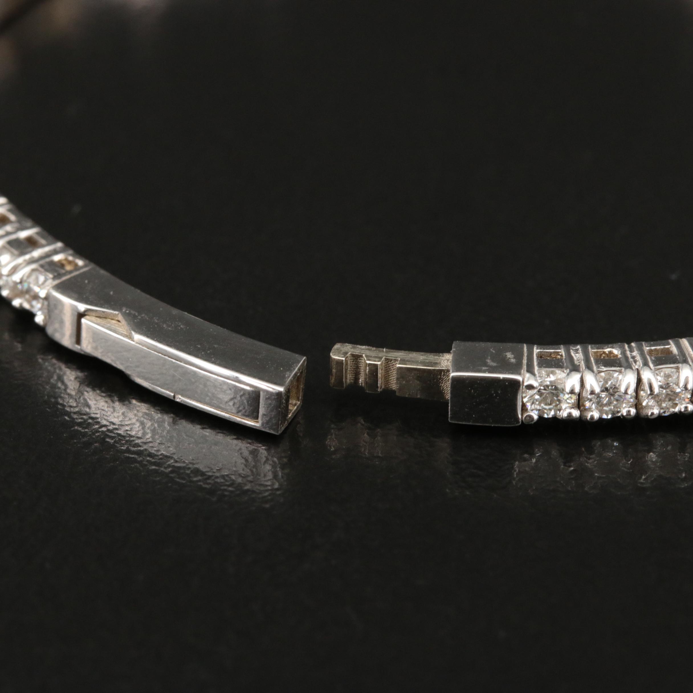 14K 3.50 CTW Diamond Bangle