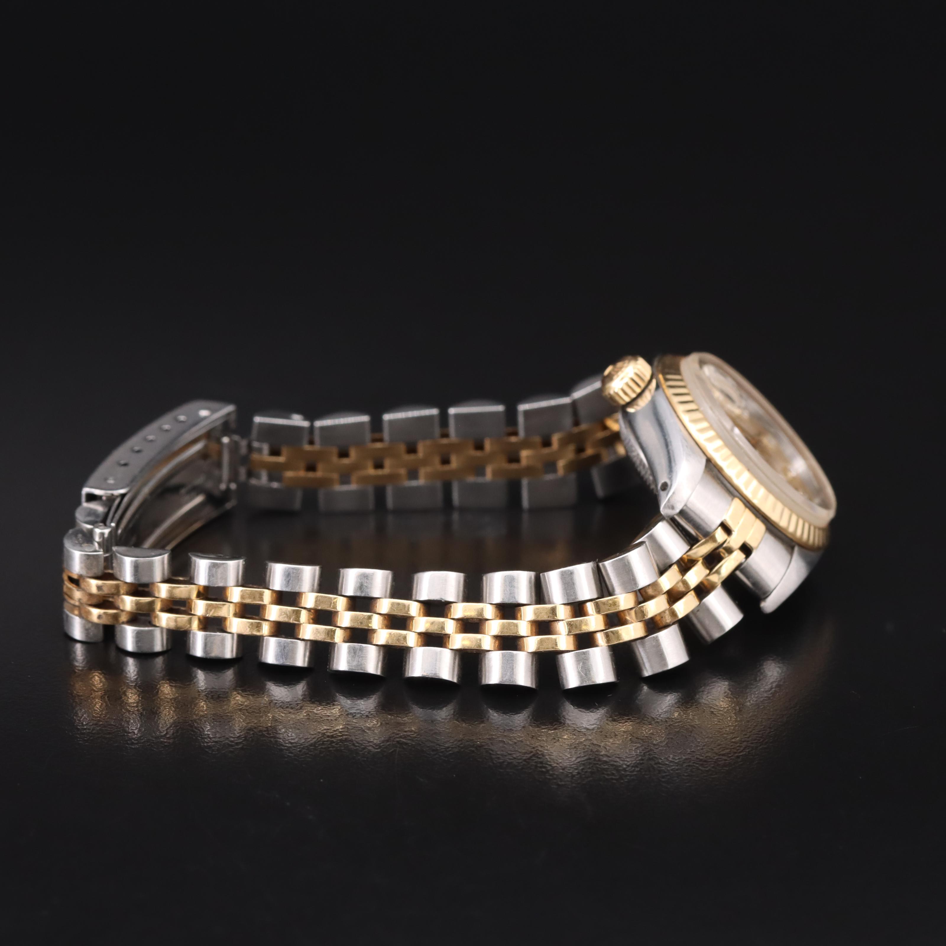 1985 Rolex Oyster Perpetual Datejust 18K and Stainless Steel Watch