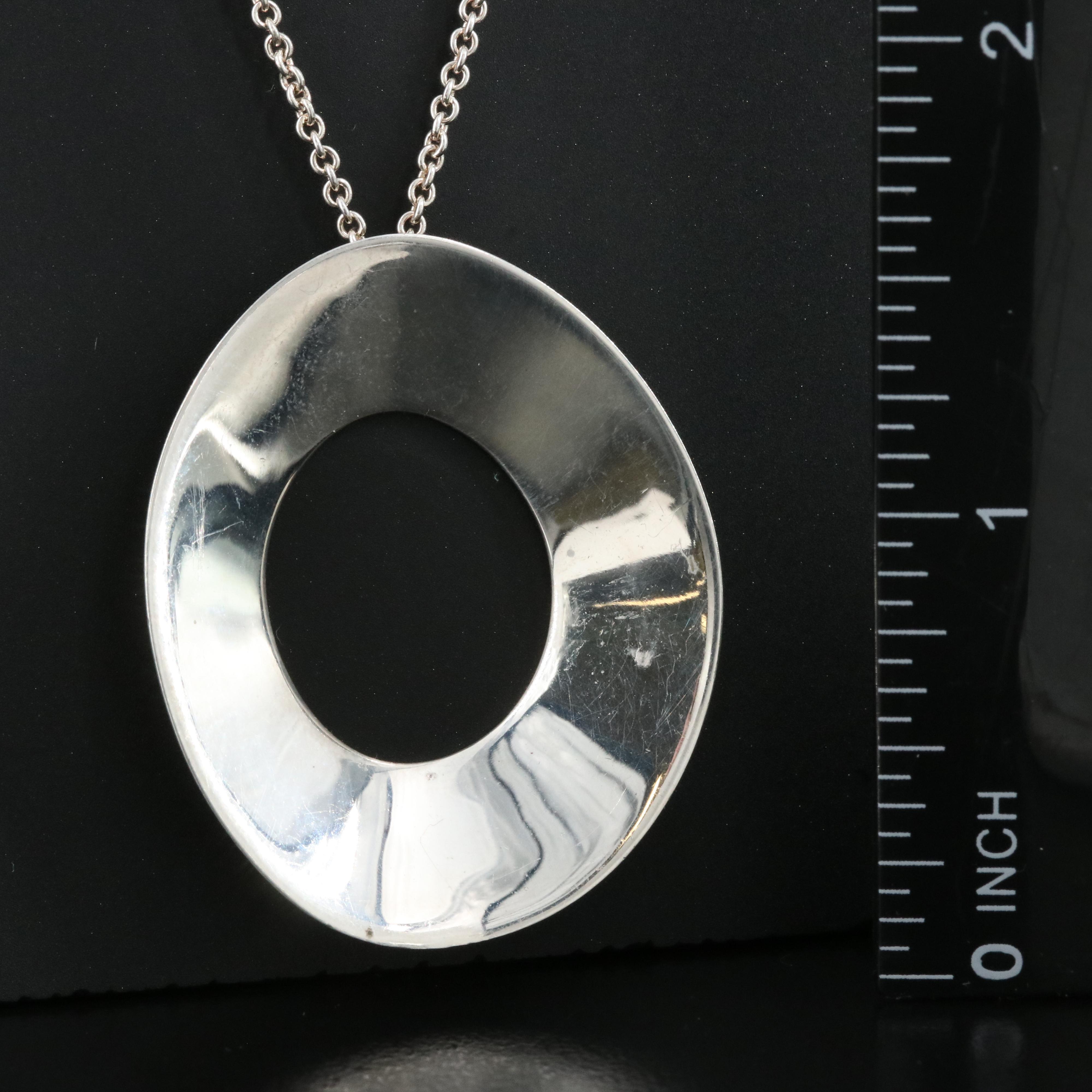 Frank Gehry for Tiffany & Co. Sterling Pendant Necklace