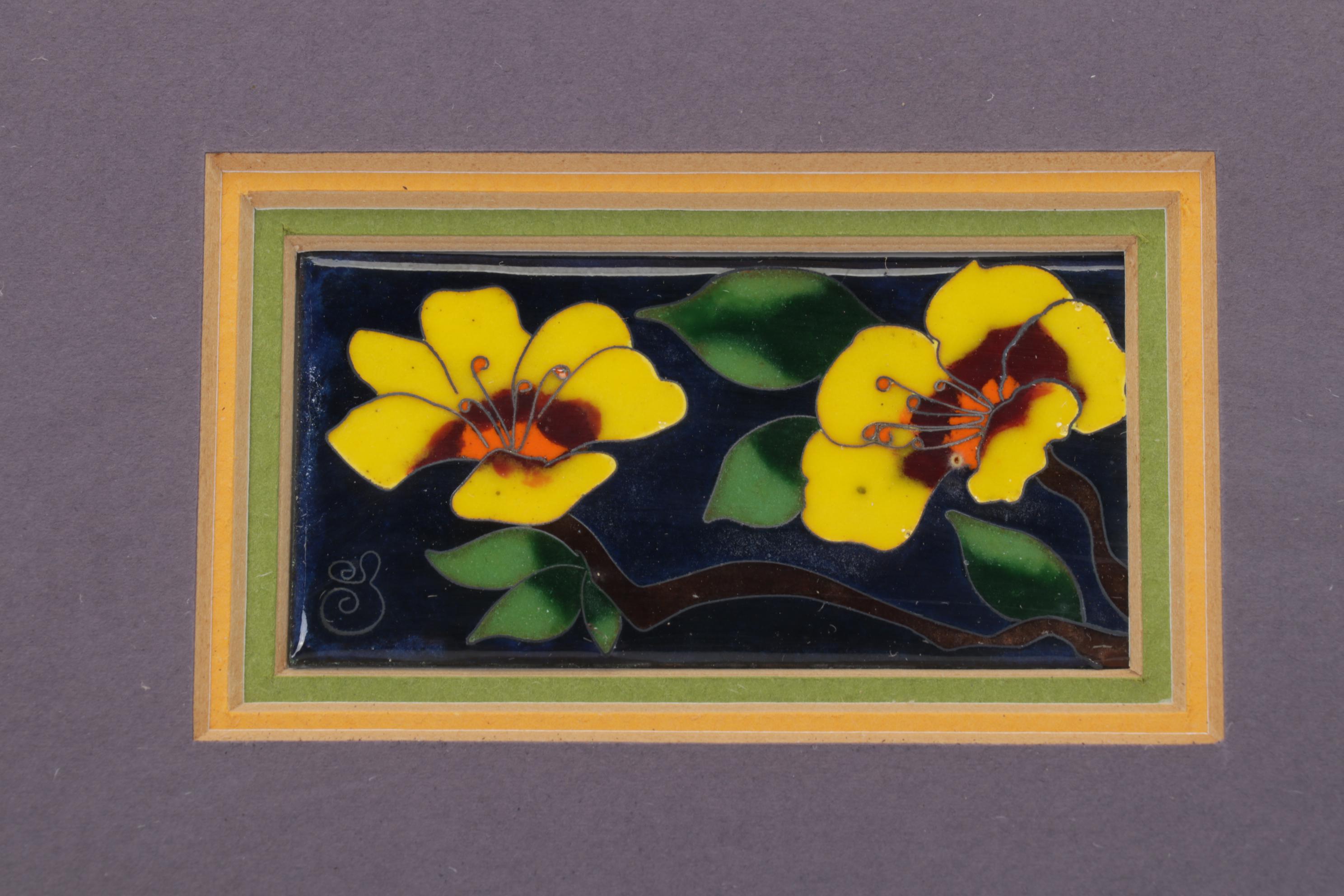 Nelson & Billie "McCoy" Pedestal Planters with Yellow and Blue Glazed Tiles