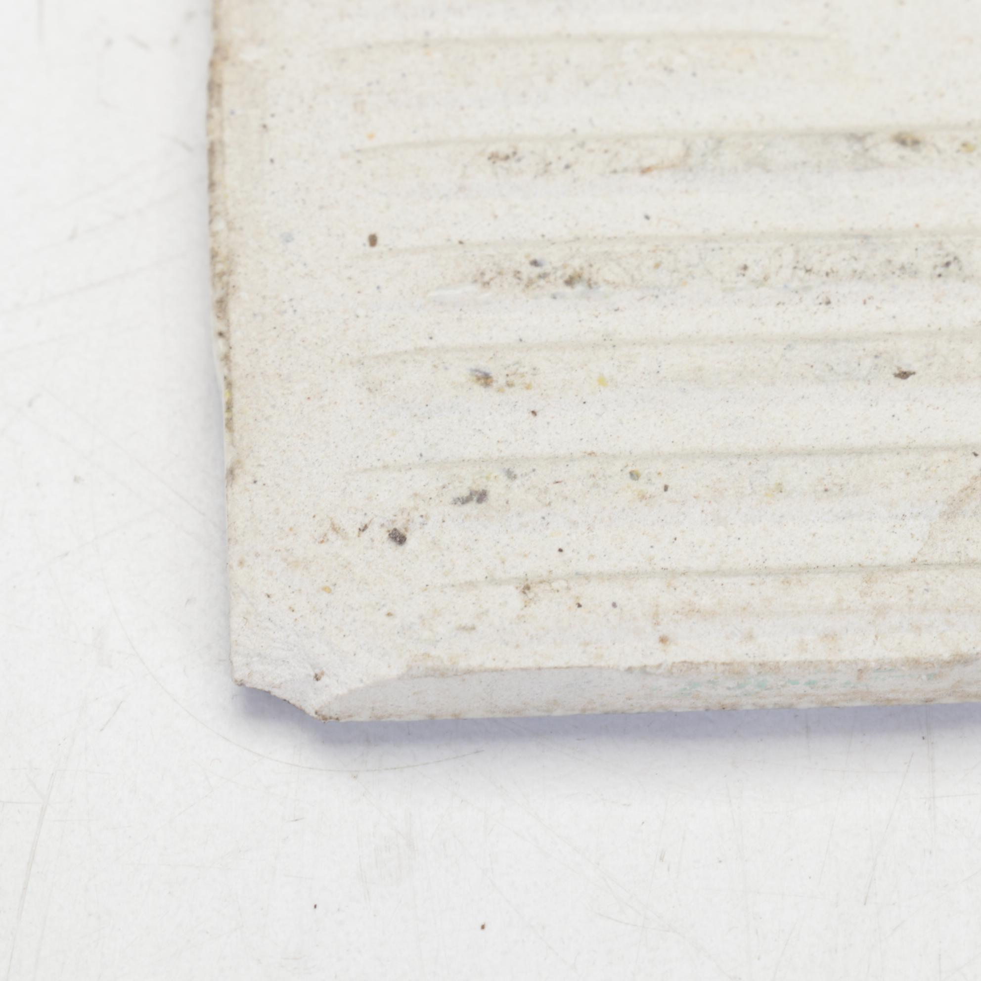 Nelson & Billie "McCoy" Pedestal Planters with Yellow and Blue Glazed Tiles