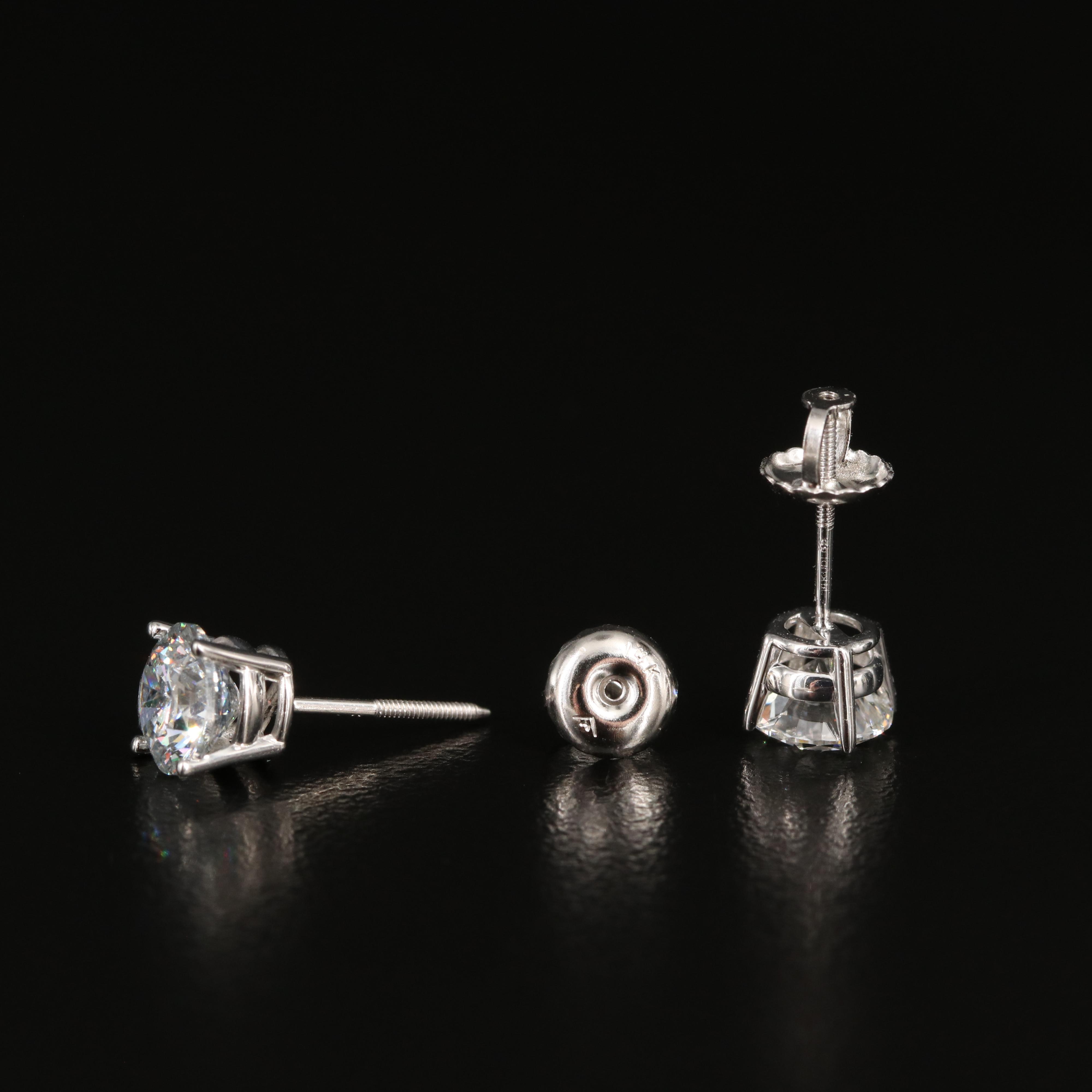 14K 1.60 CTW Lab Grown Diamond Stud Earrings